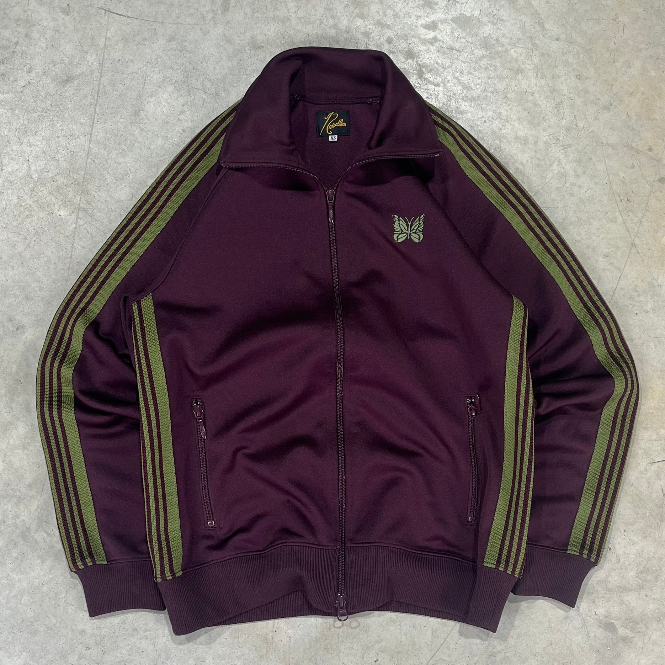 美品Needles Trackjacket Green Purple Msize 美品Needles Trackjacket Green Purple Msize 美品Needles
