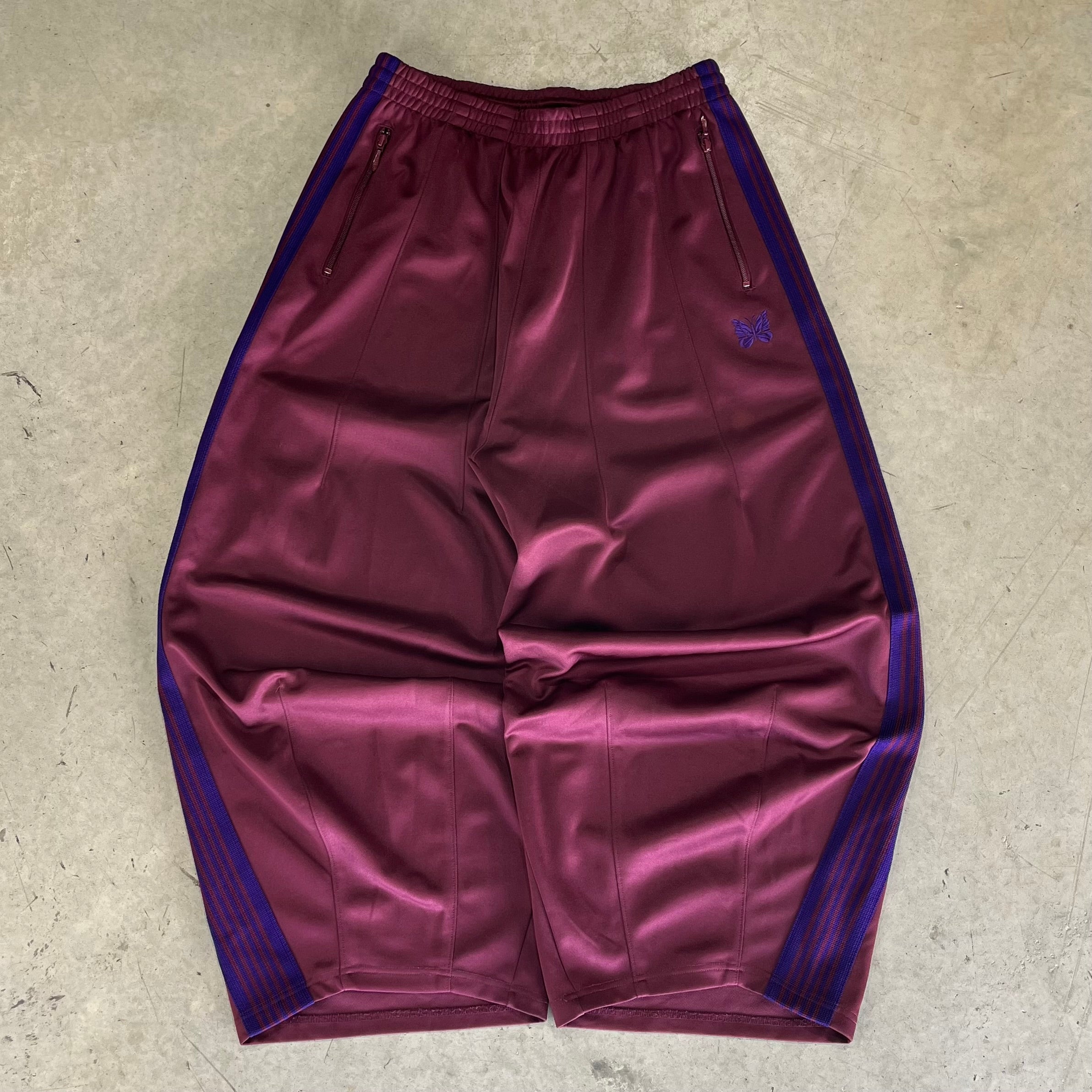 Needles HD Trackpants - Maroon/Purple