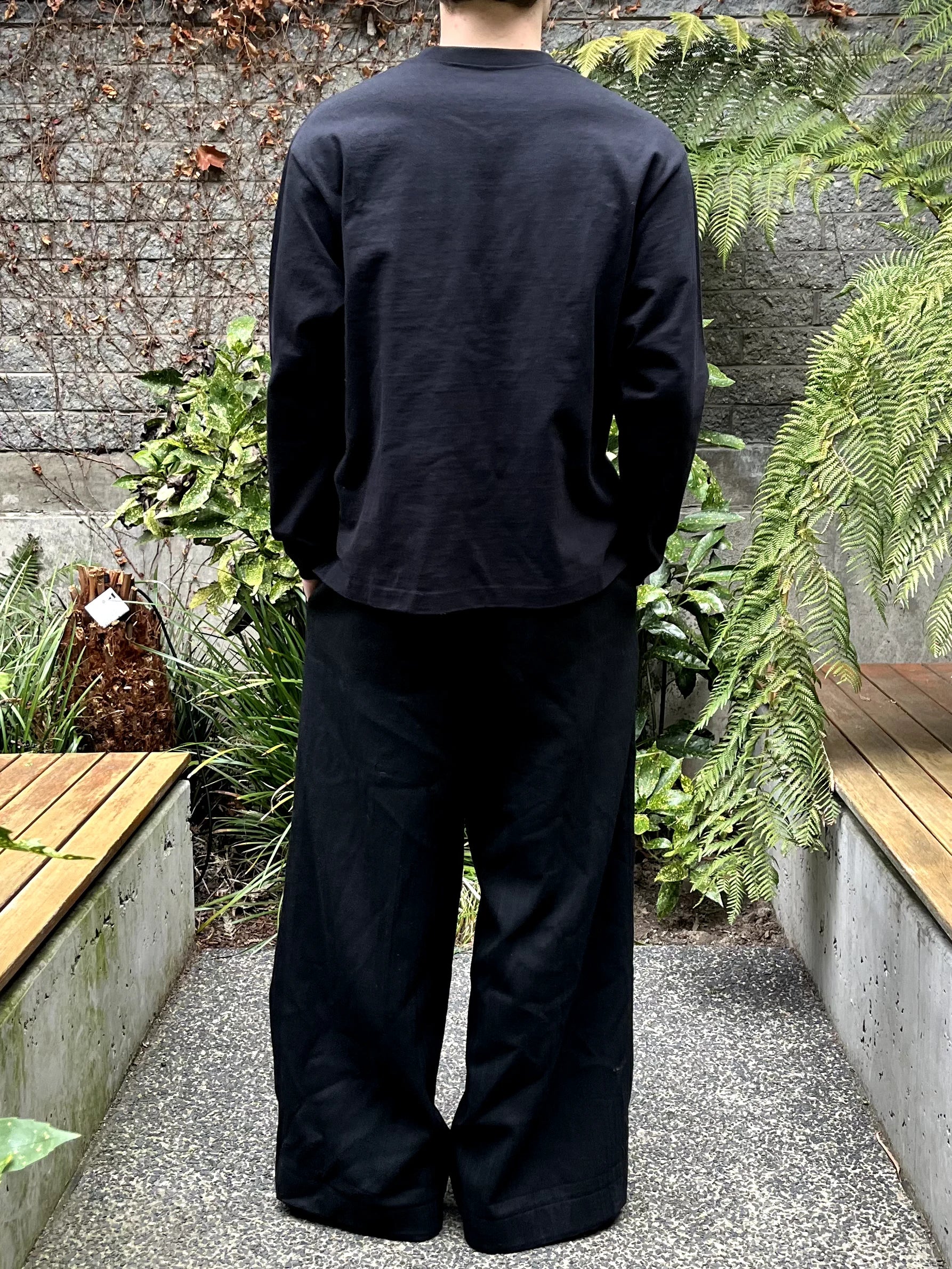 And Wander Heavyweight Long Sleeve Pocket Tee