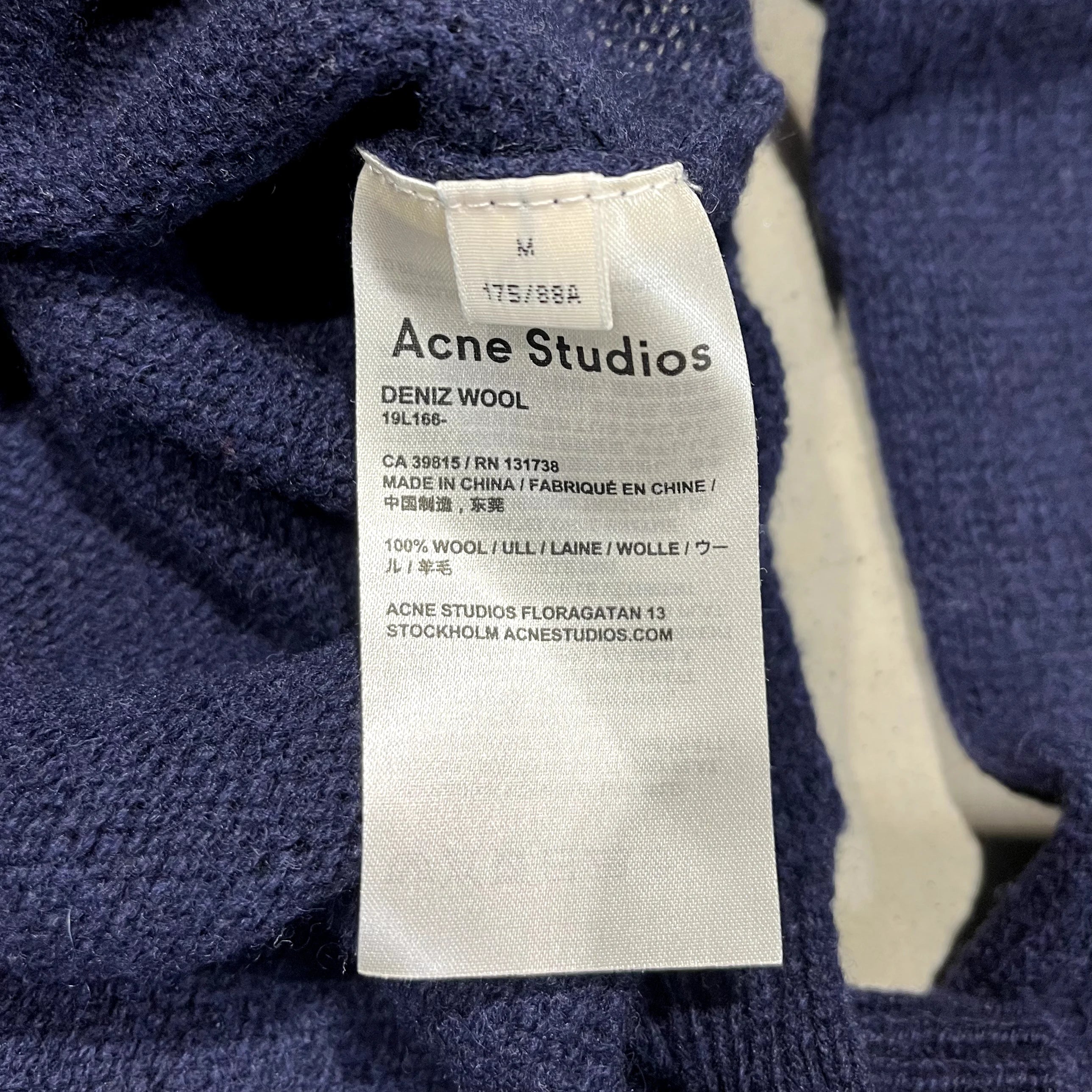 Acne Studios Deniz Wool Sweater