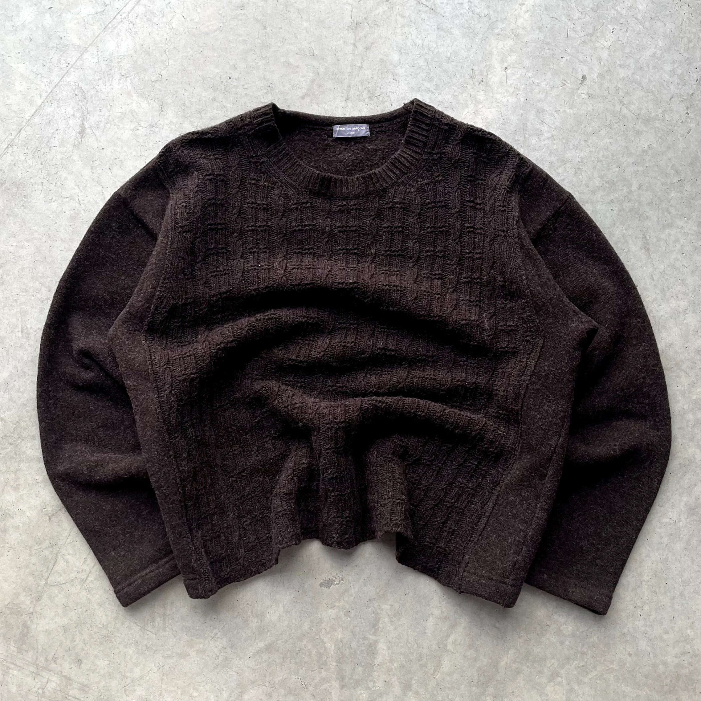 1999 Comme Des Garcons Homme Wool Knit Sweater