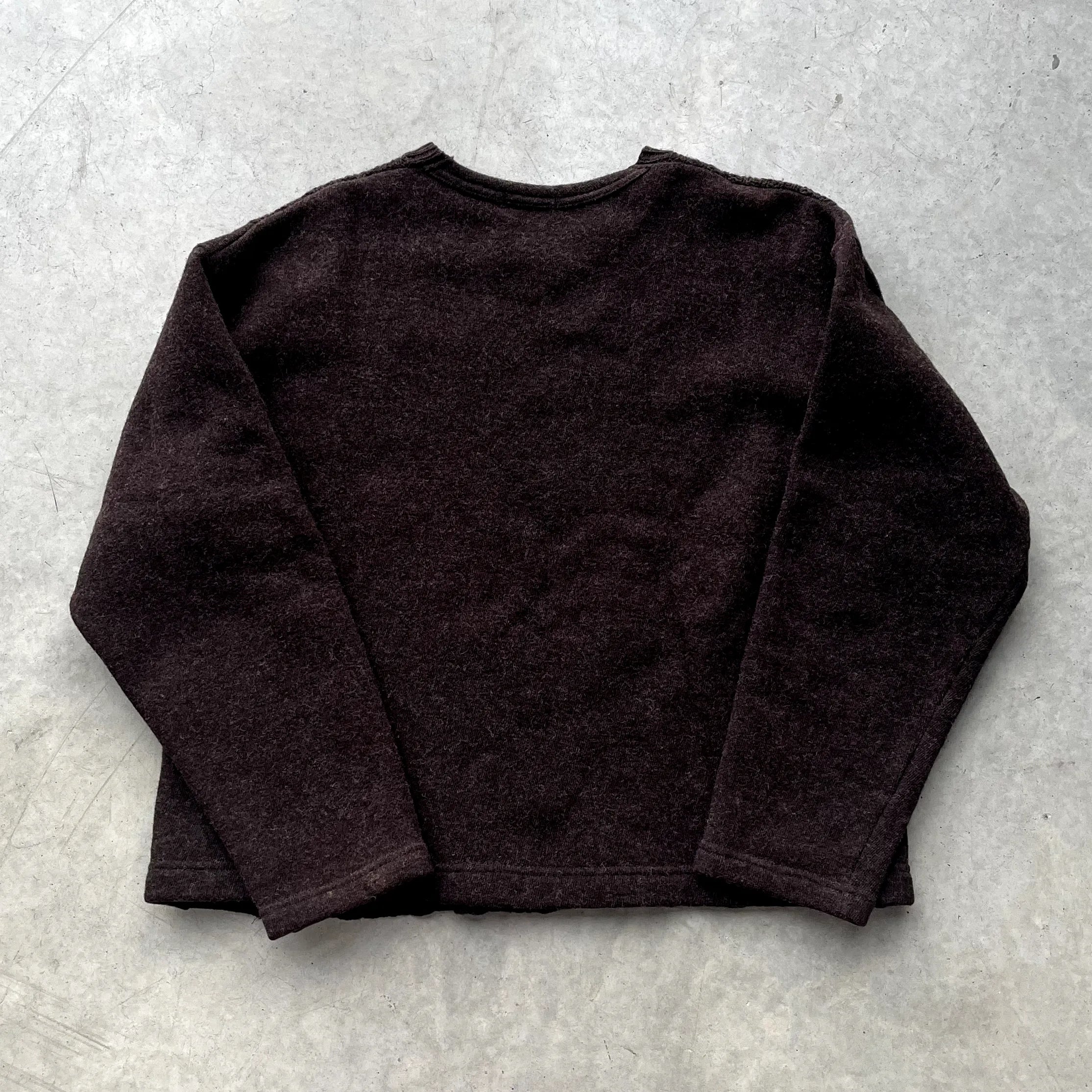 1999 Comme Des Garcons Homme Wool Knit Sweater – Canberra Garms 1999 Comme Des Garcons Homme Wool Knit Sweater – Canberra Garms