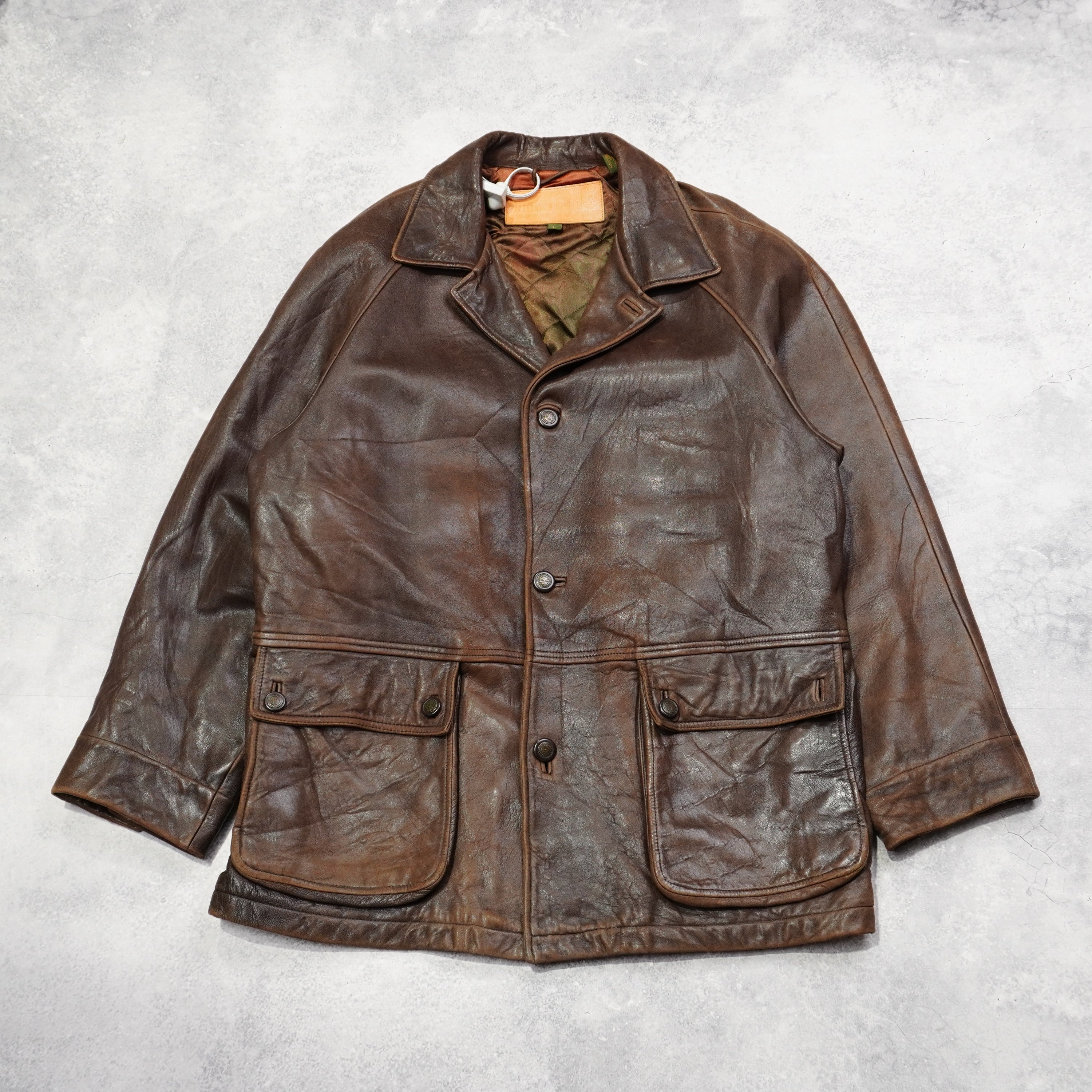 90s Timberland Leather Jacket