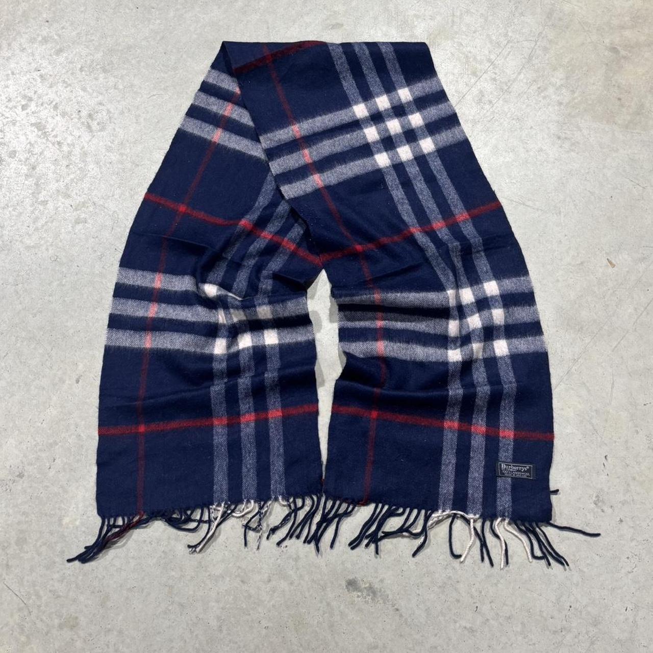 90s Burberrys Plaid Scarf
