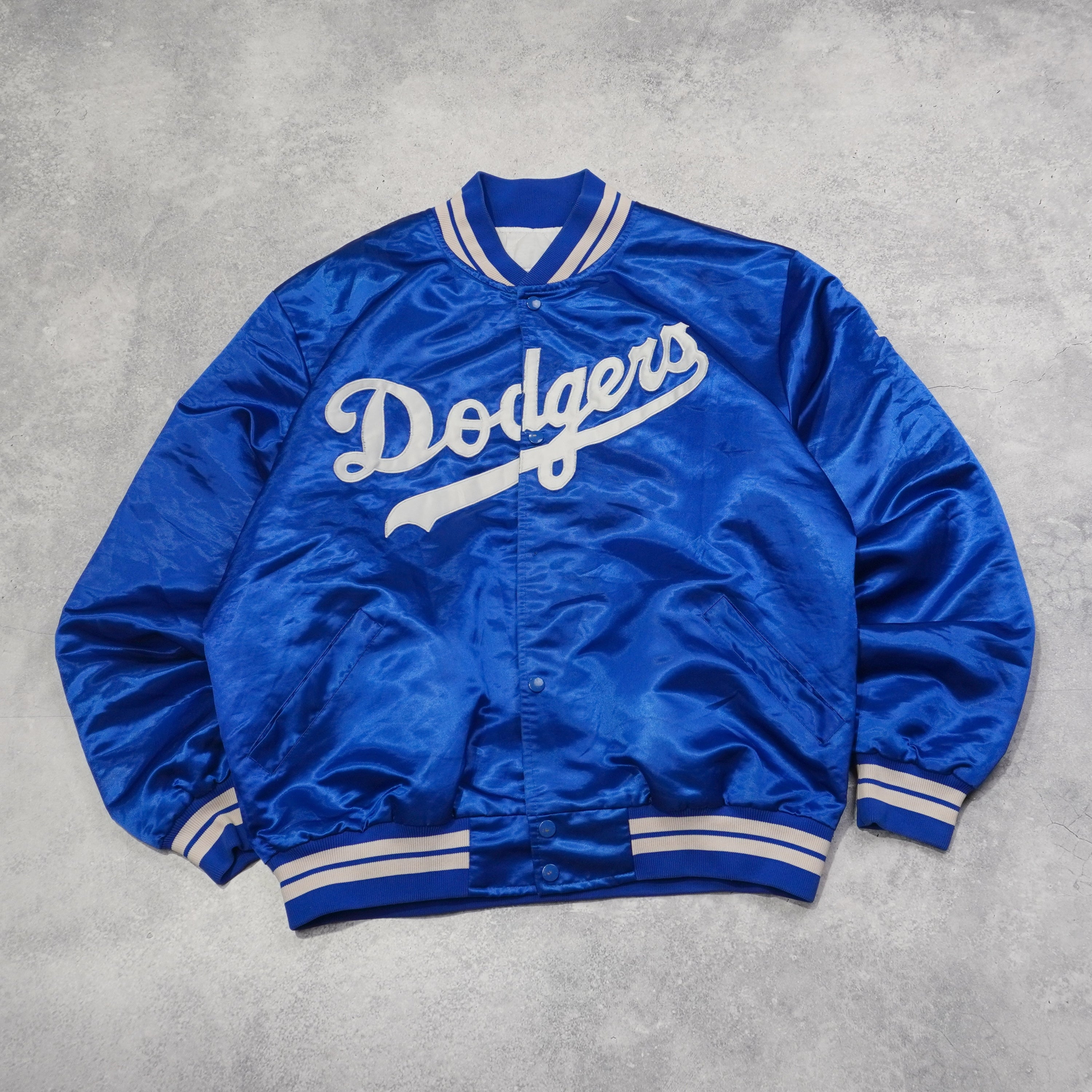 90s Greatrex Dodgers Satin Jacket