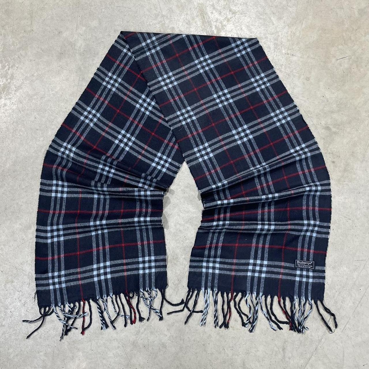90s Burberrys Plaid Scarf