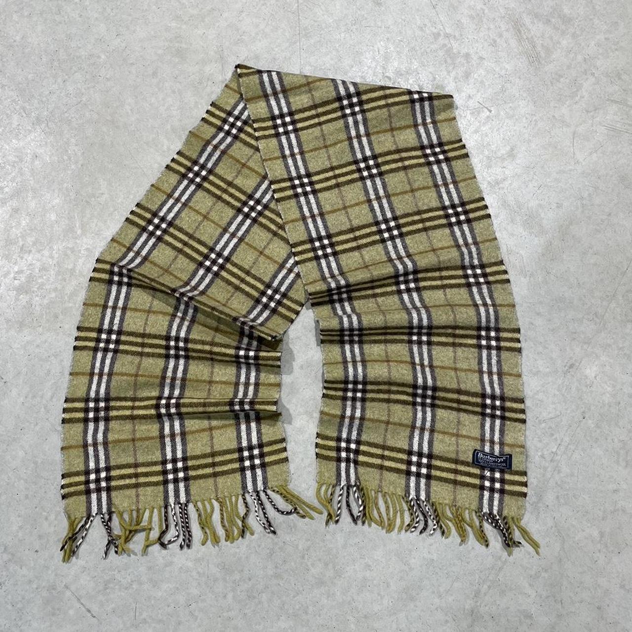 90s Burberrys Plaid Scarf
