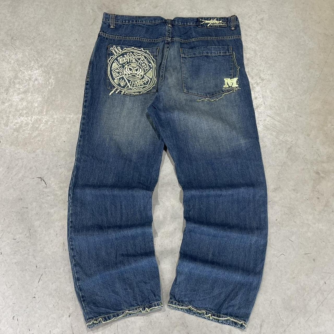 2000s Miskeen Embroidered Jeans