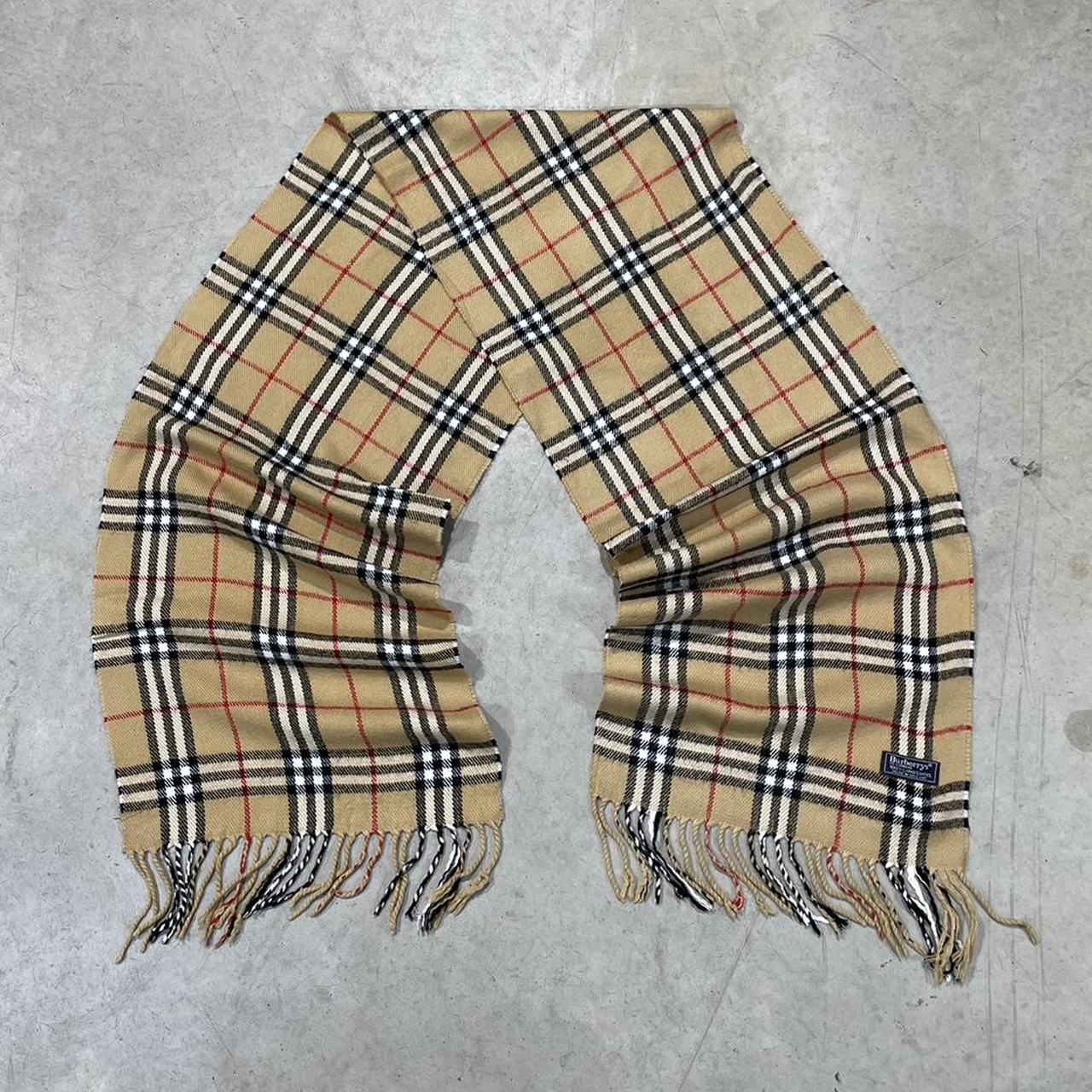 90s Burberrys Check Scarf