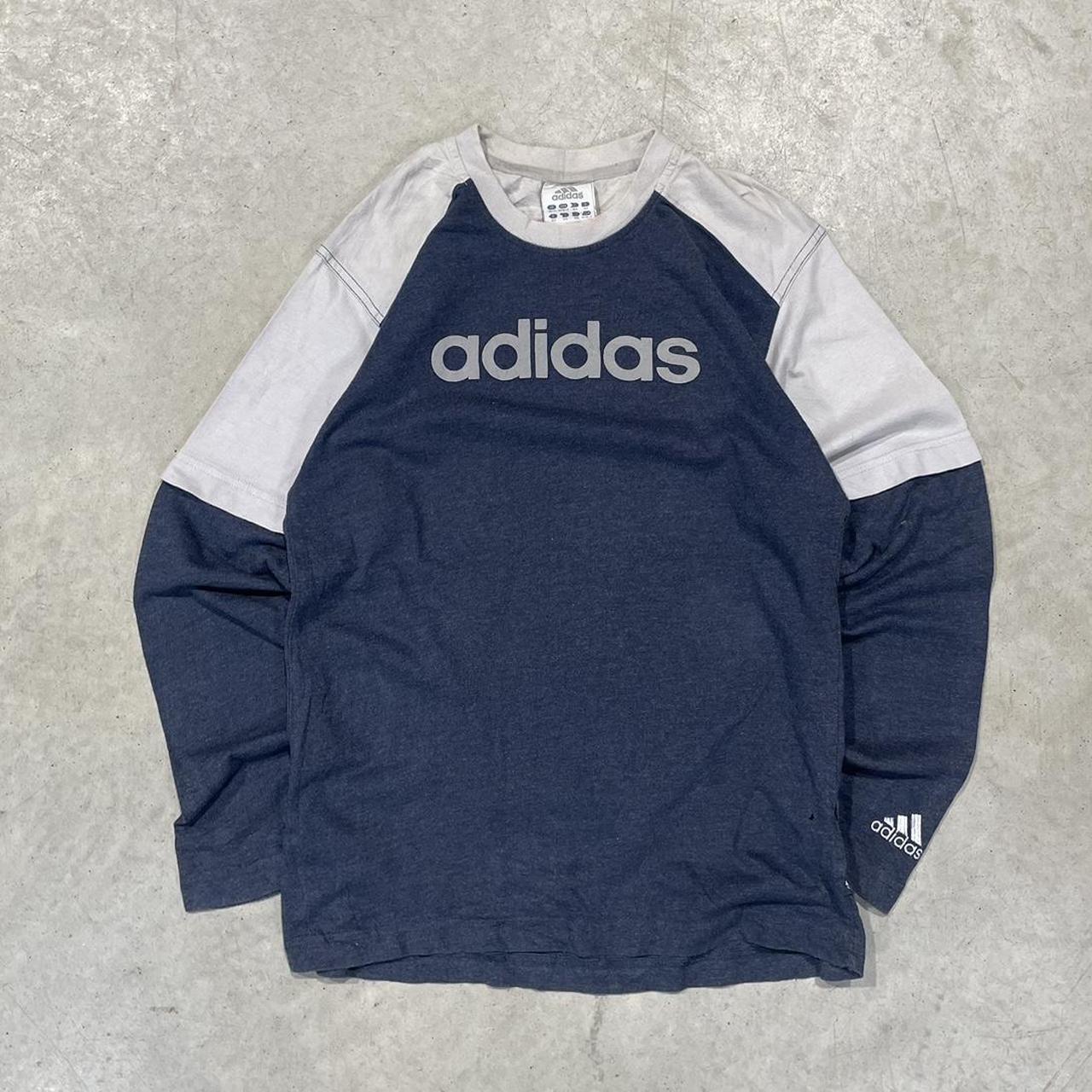 2000s Adidas Boxy T-Shirt Long Sleeve