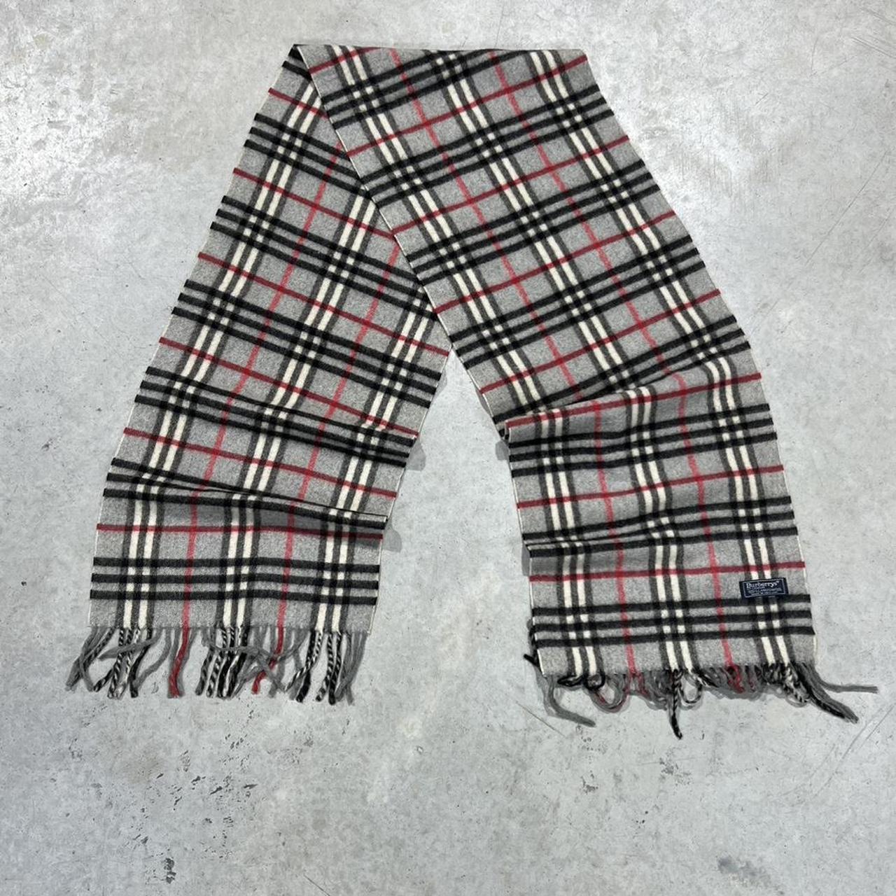 90s Burberrys Woolen Vintage Scarf
