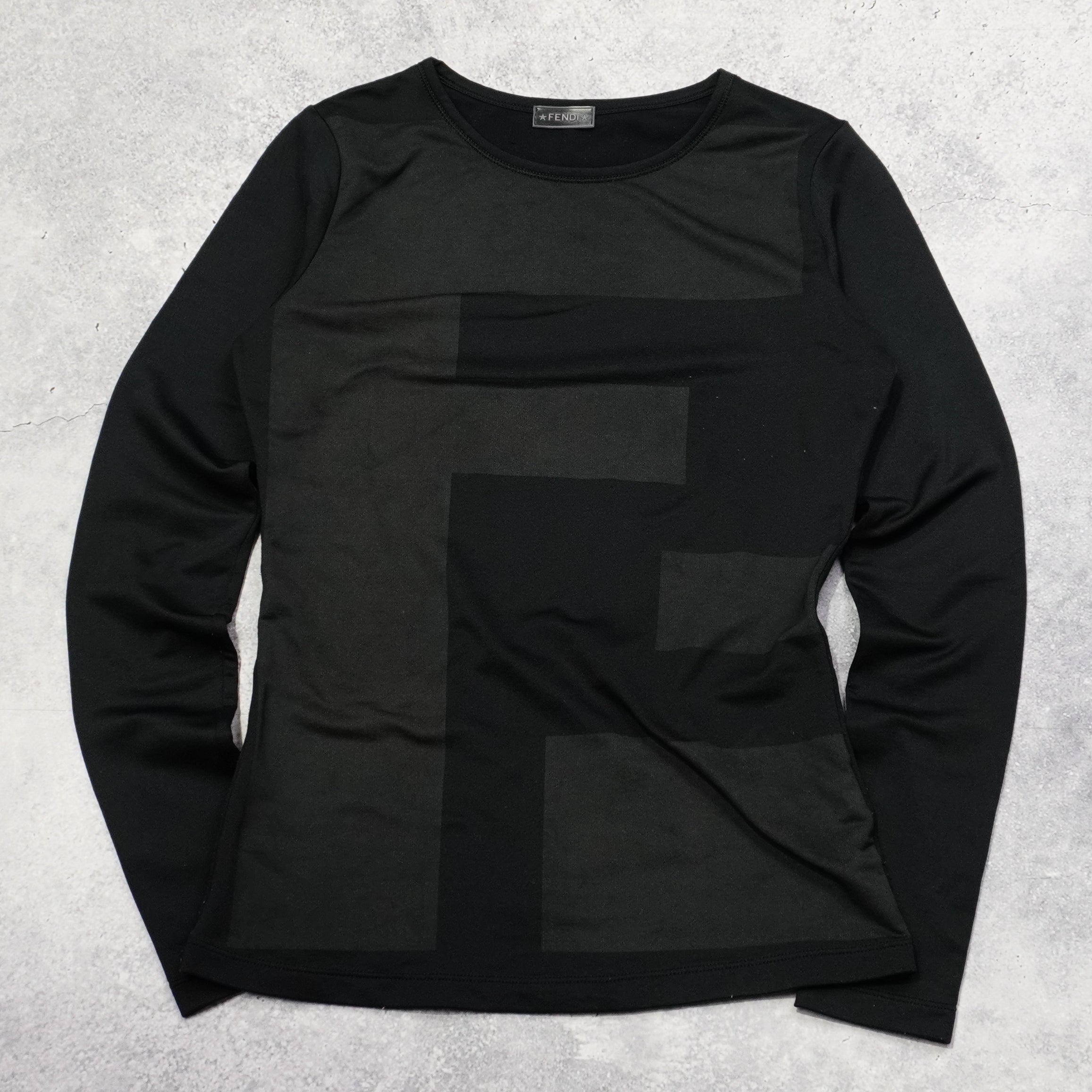 2000s Fendi Logo Graphic T-Shirt