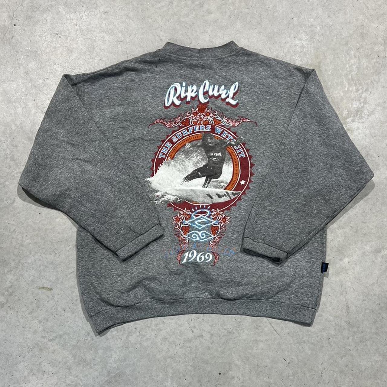 2000s RipCurl Graphic Crewneck