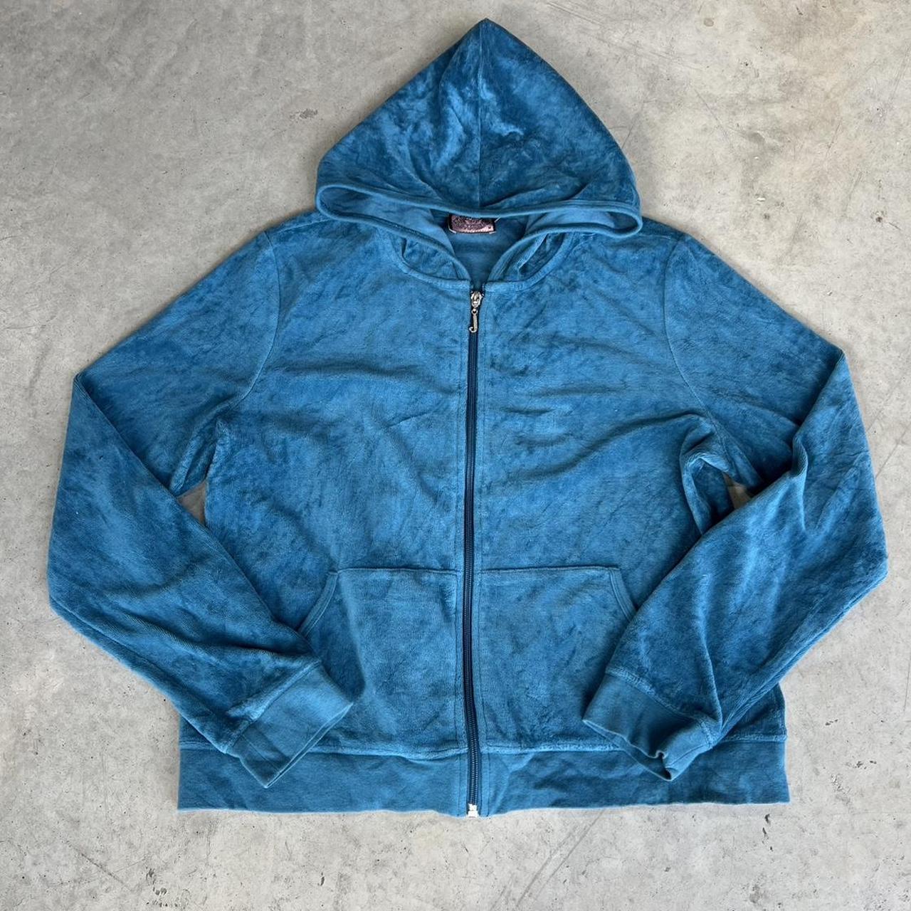 2000s Juicy Couture Velour Y2K Hoodie Hoodie