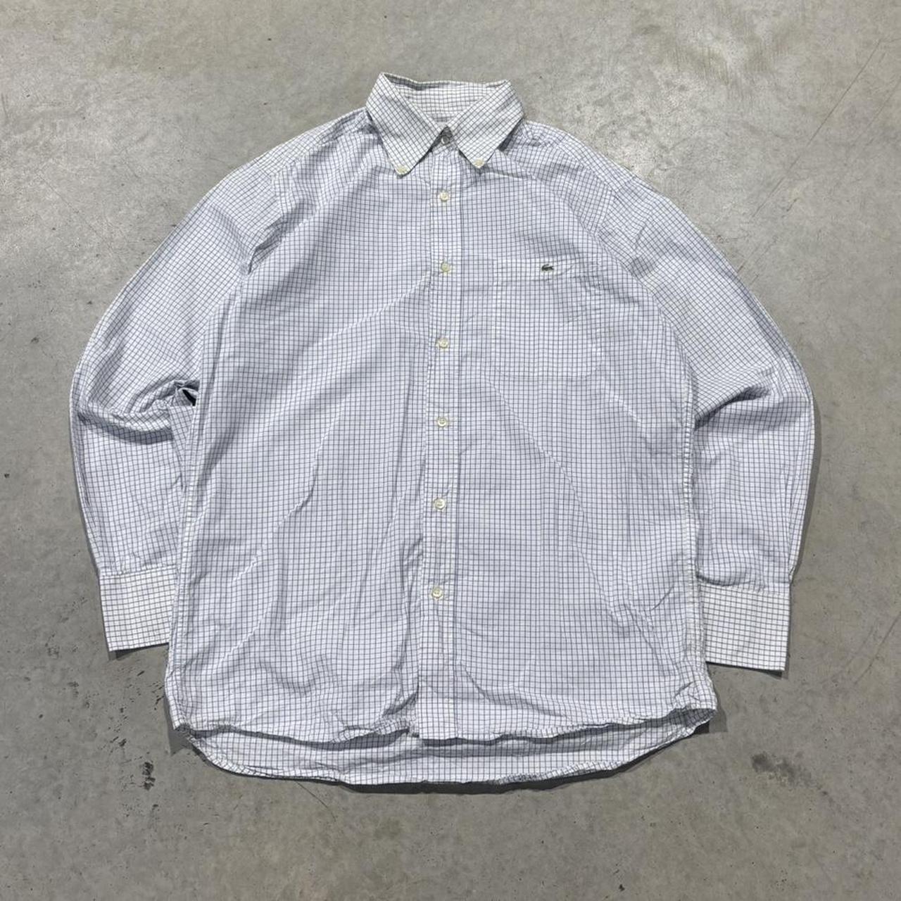 90s Lacoste Checked Button Up