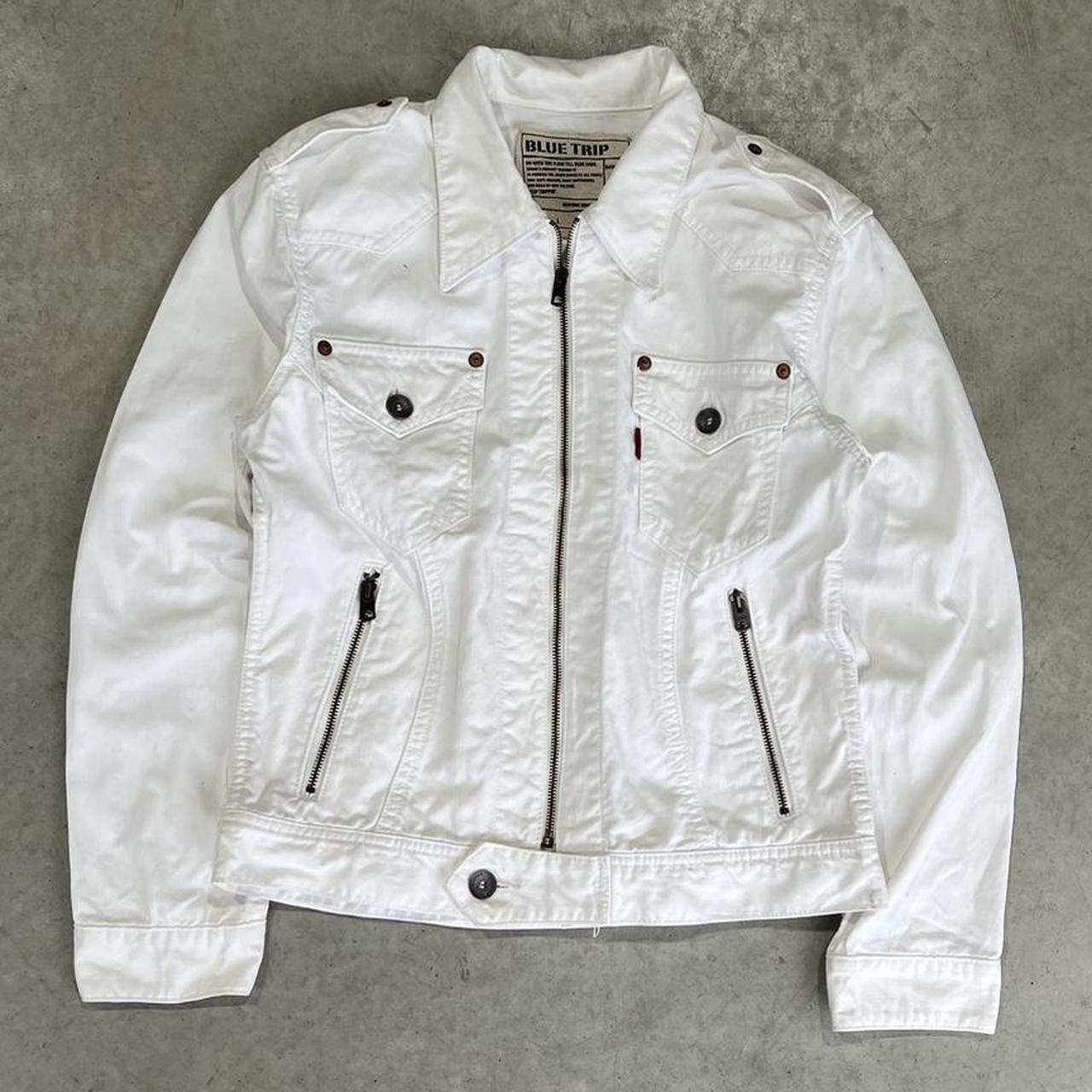 2000s Blue Trip Denim Jacket