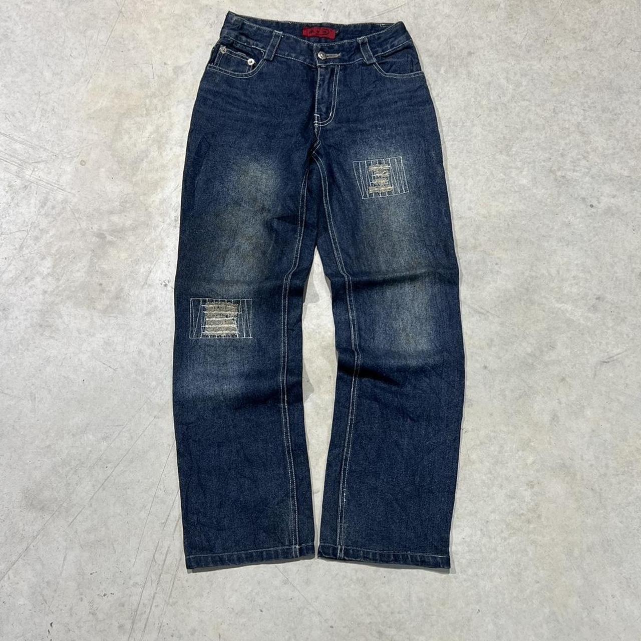 2000s Patchwork Jeans