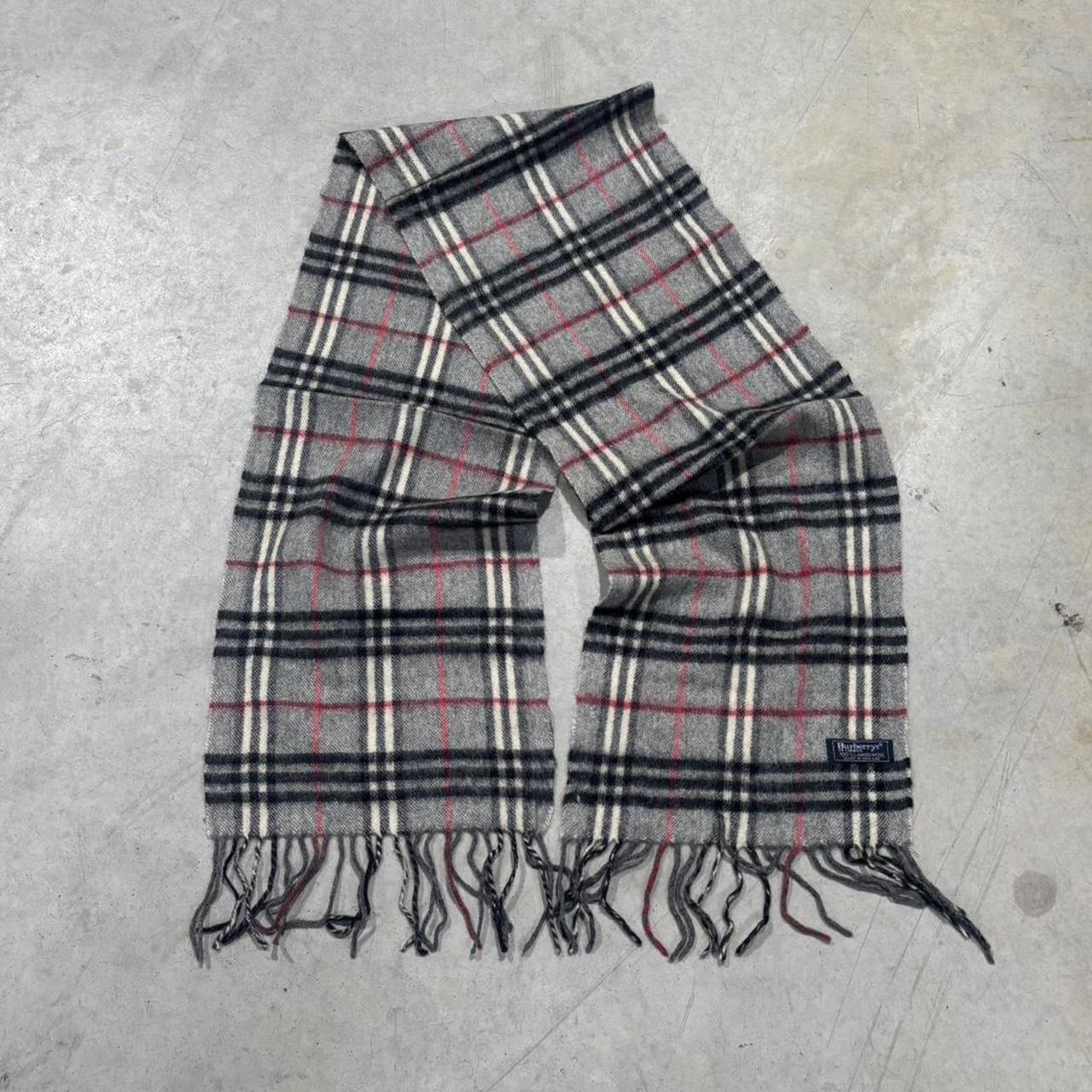 90s Burberrys Plaid Scarf