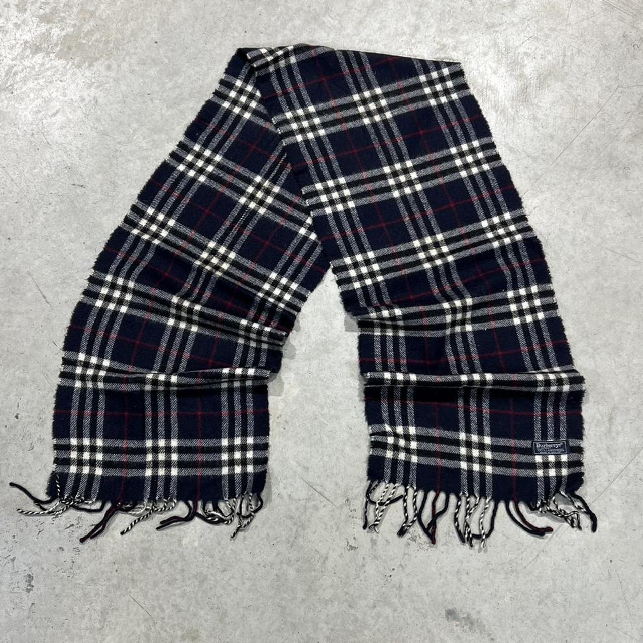 90s Burberrys Plaid Scarf