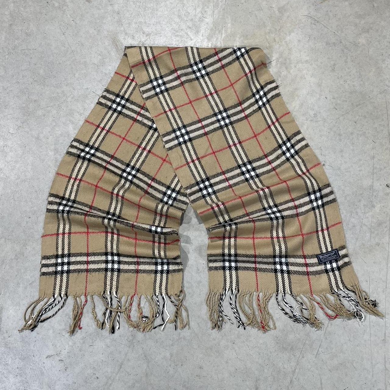 90s Burberrys Check Scarf