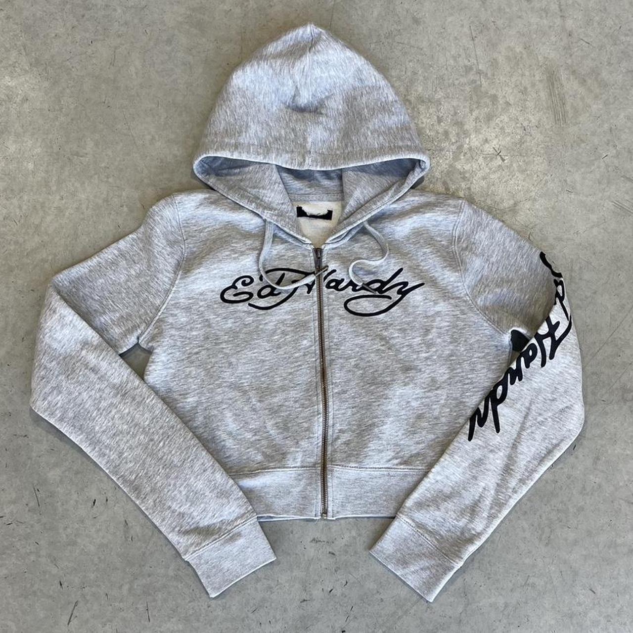 2000s Ed Hardy Hoodie Zip Up