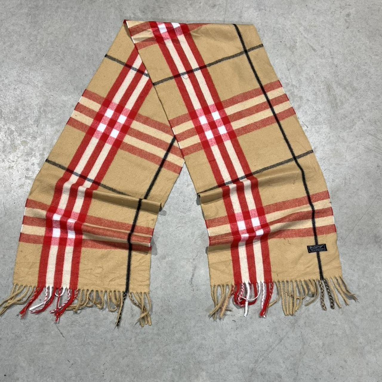 90s Burberrys Woolen Vintage Scarf