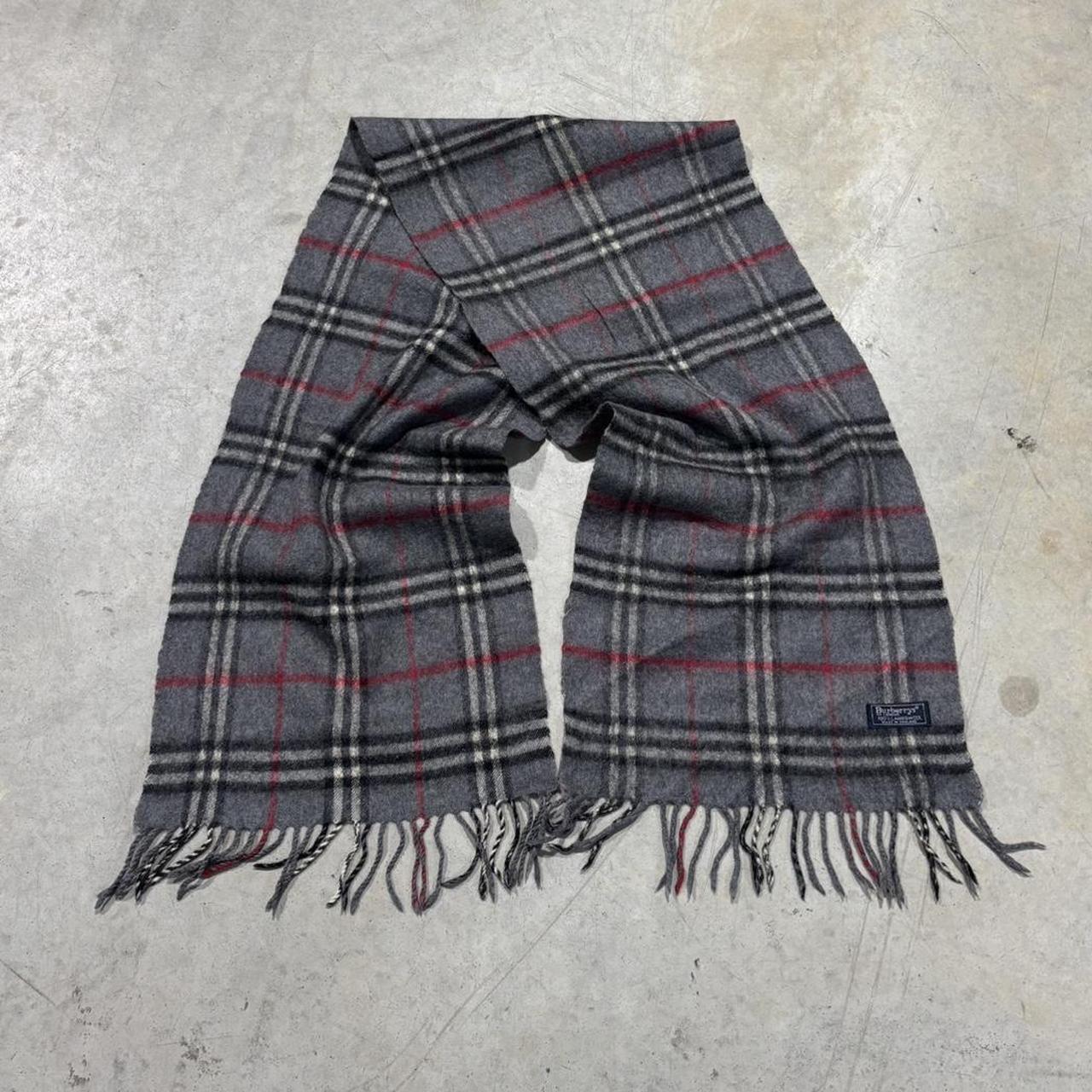 90s Burberrys Plaid Scarf
