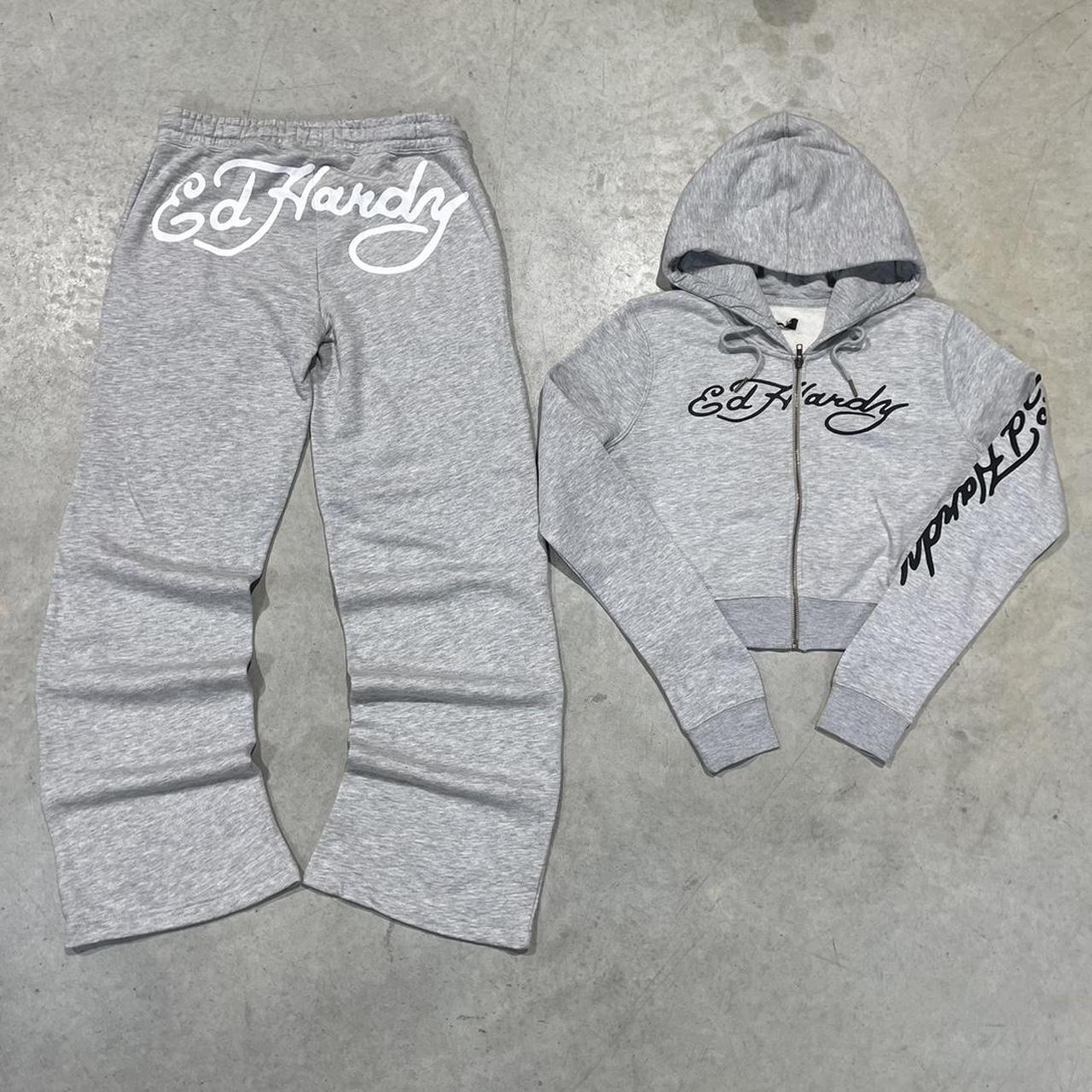 2000s Ed Hardy Hoodie Crop