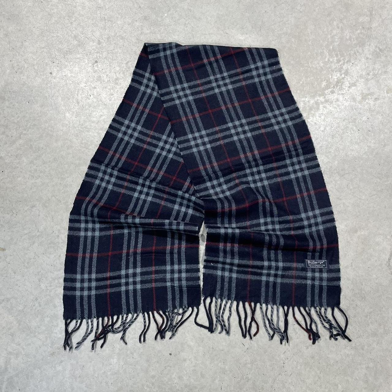 90s Burberrys Plaid Scarf