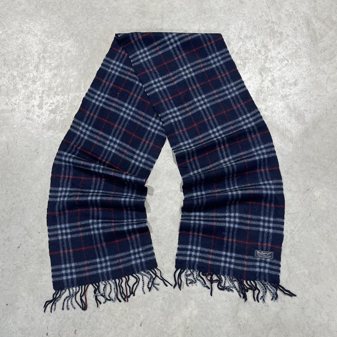 90s Burberrys Plaid Scarf