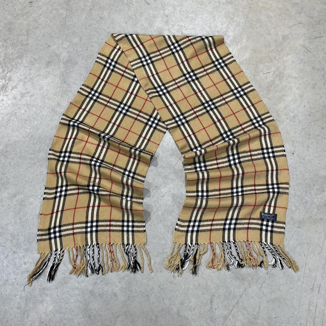 90s Burberrys Check Scarf