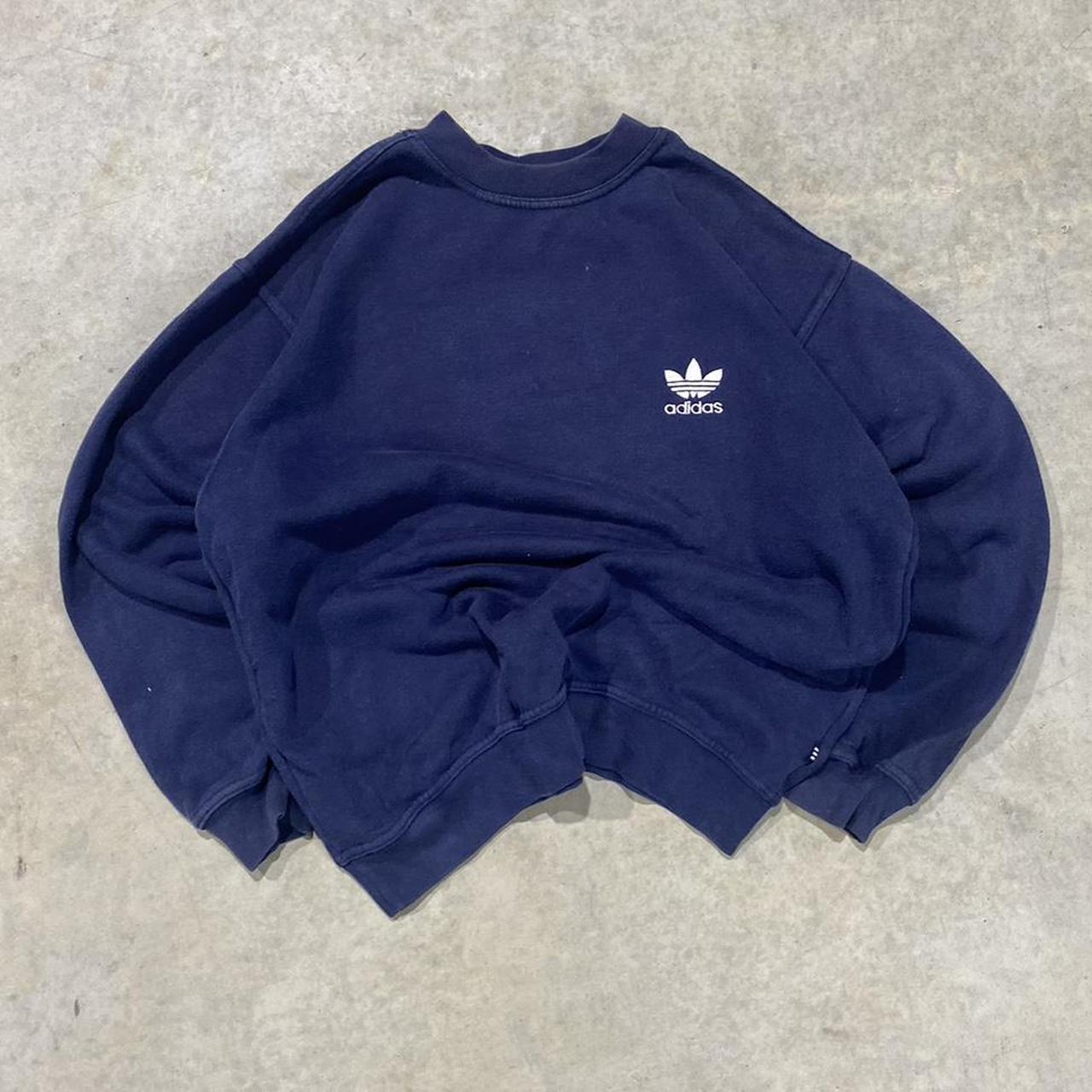 90s Adidas Boxy Crewneck Jumper