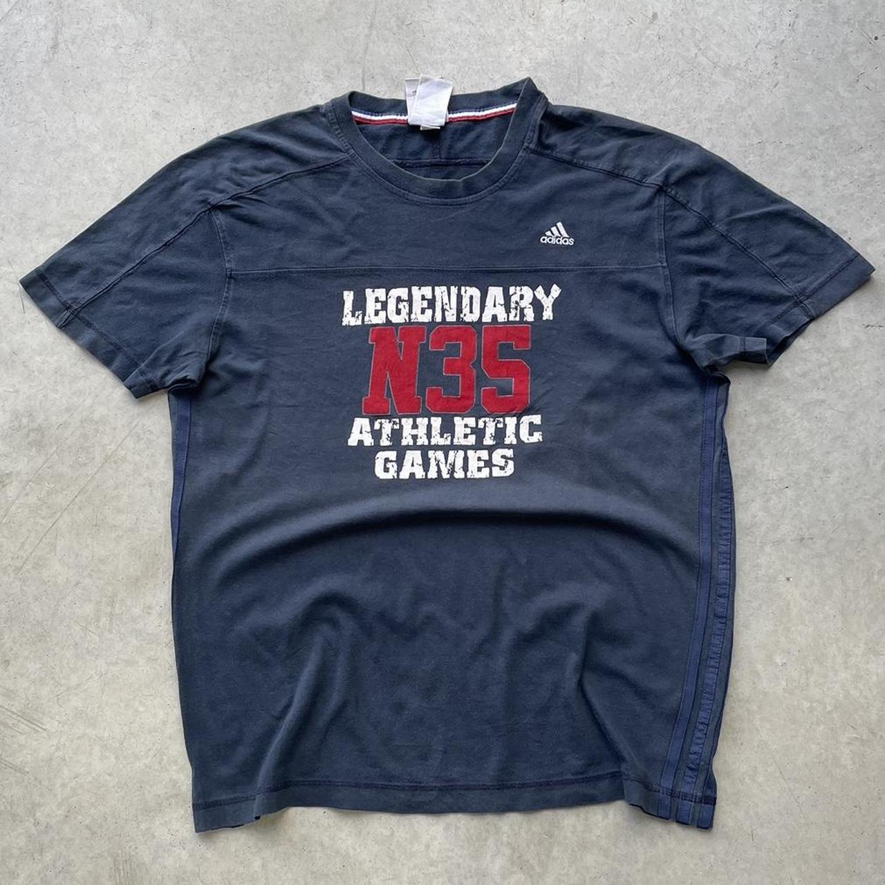 2000s Adidas Athletic T-Shirt Graphic Tee