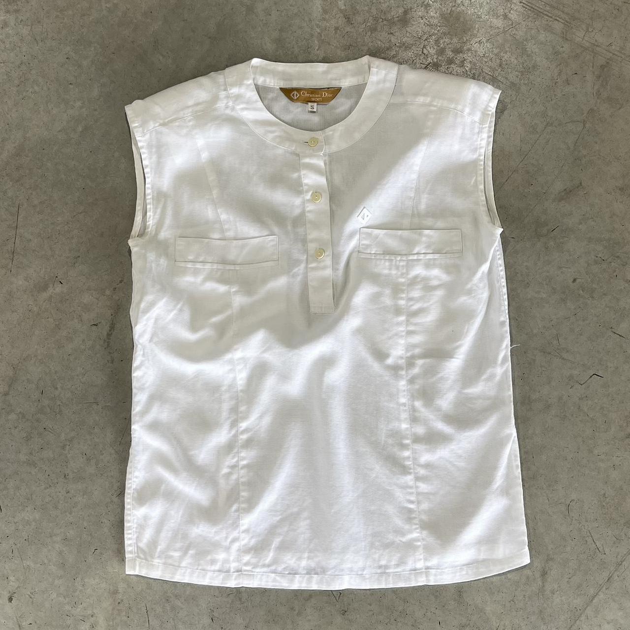 90s Christian Dior Button Up Top