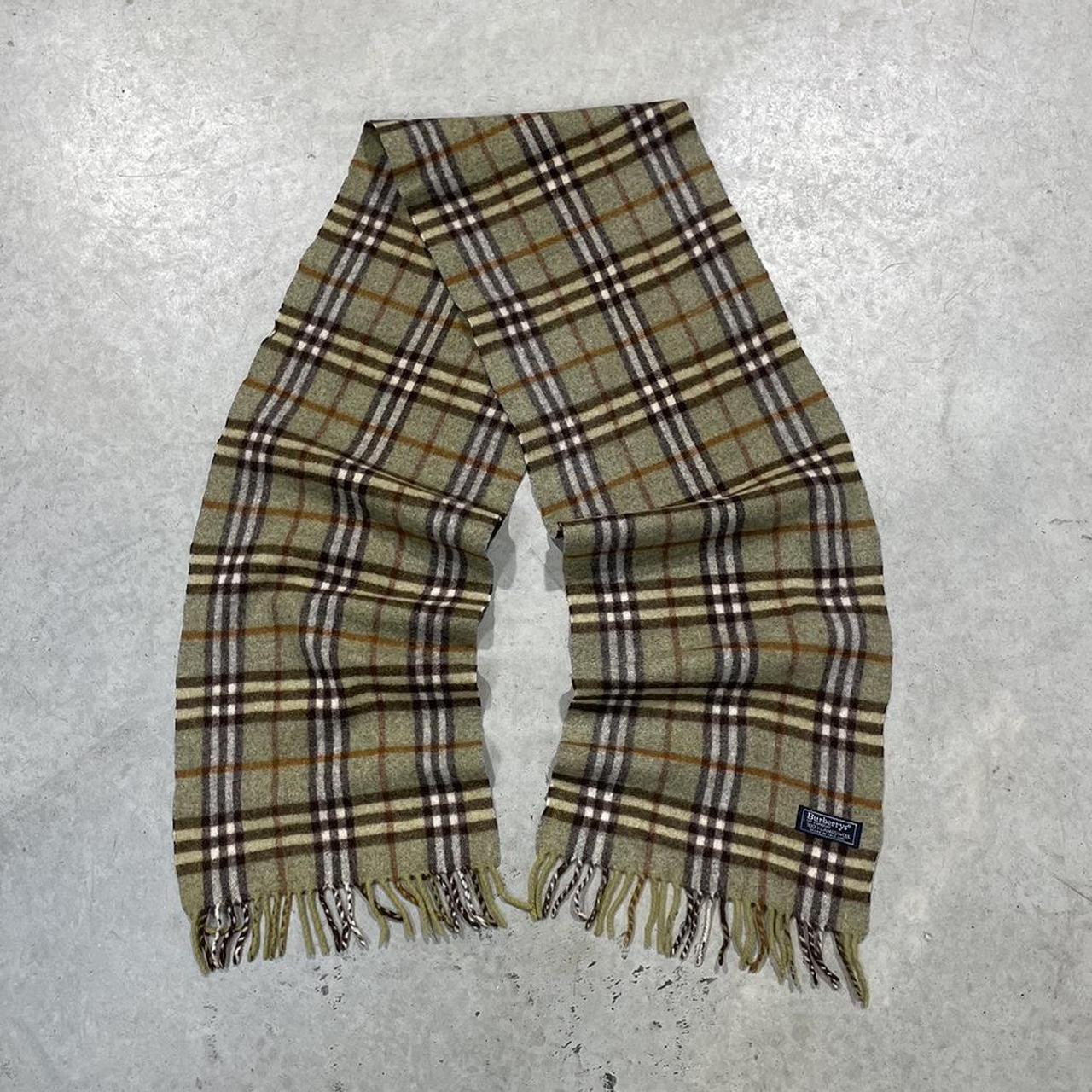 90s Burberrys Plaid Scarf