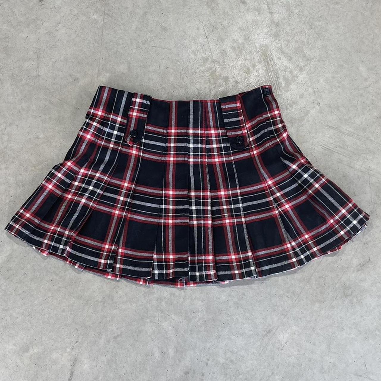 2000s Kubics Plaid Mini Skirt
