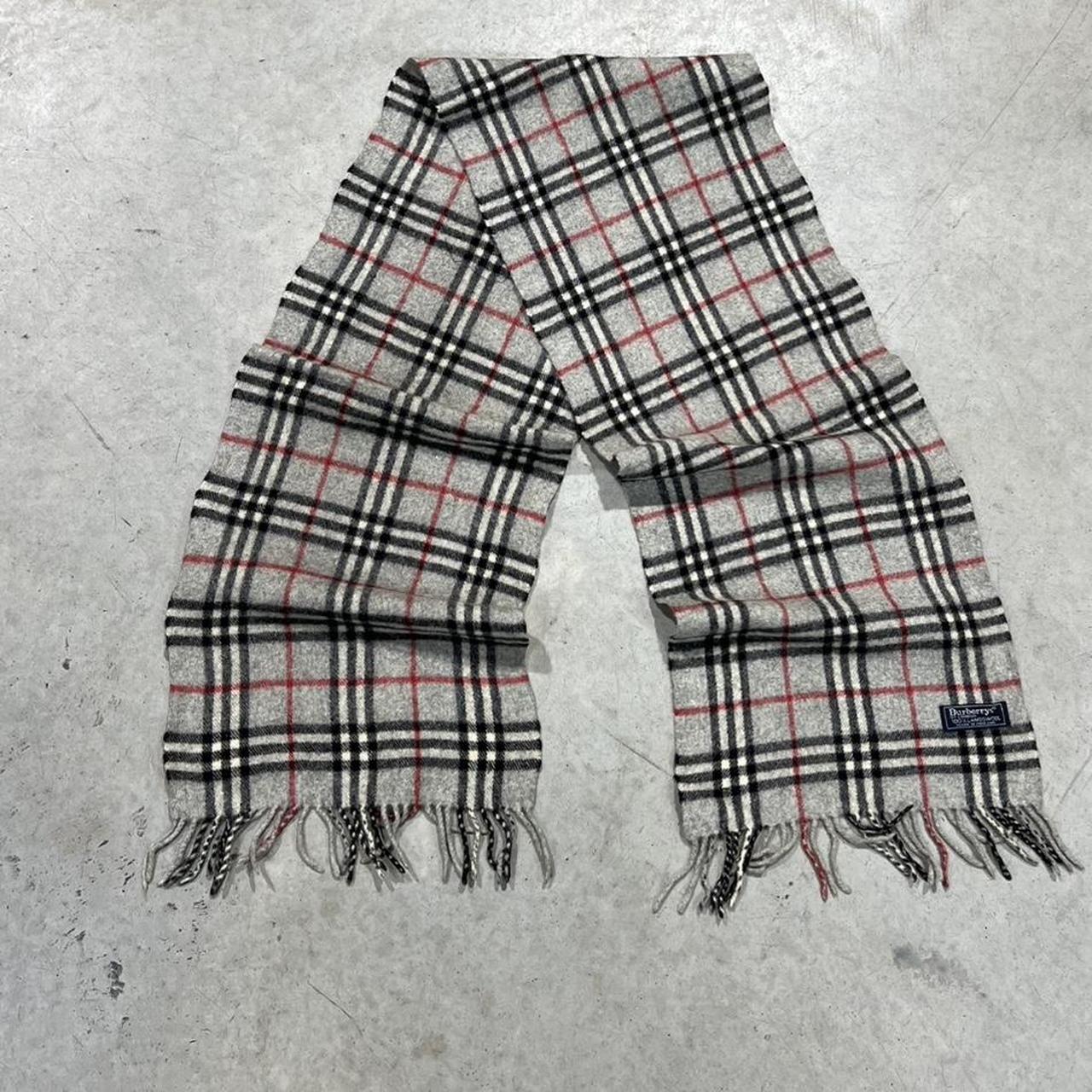 90s Burberrys Check Scarf