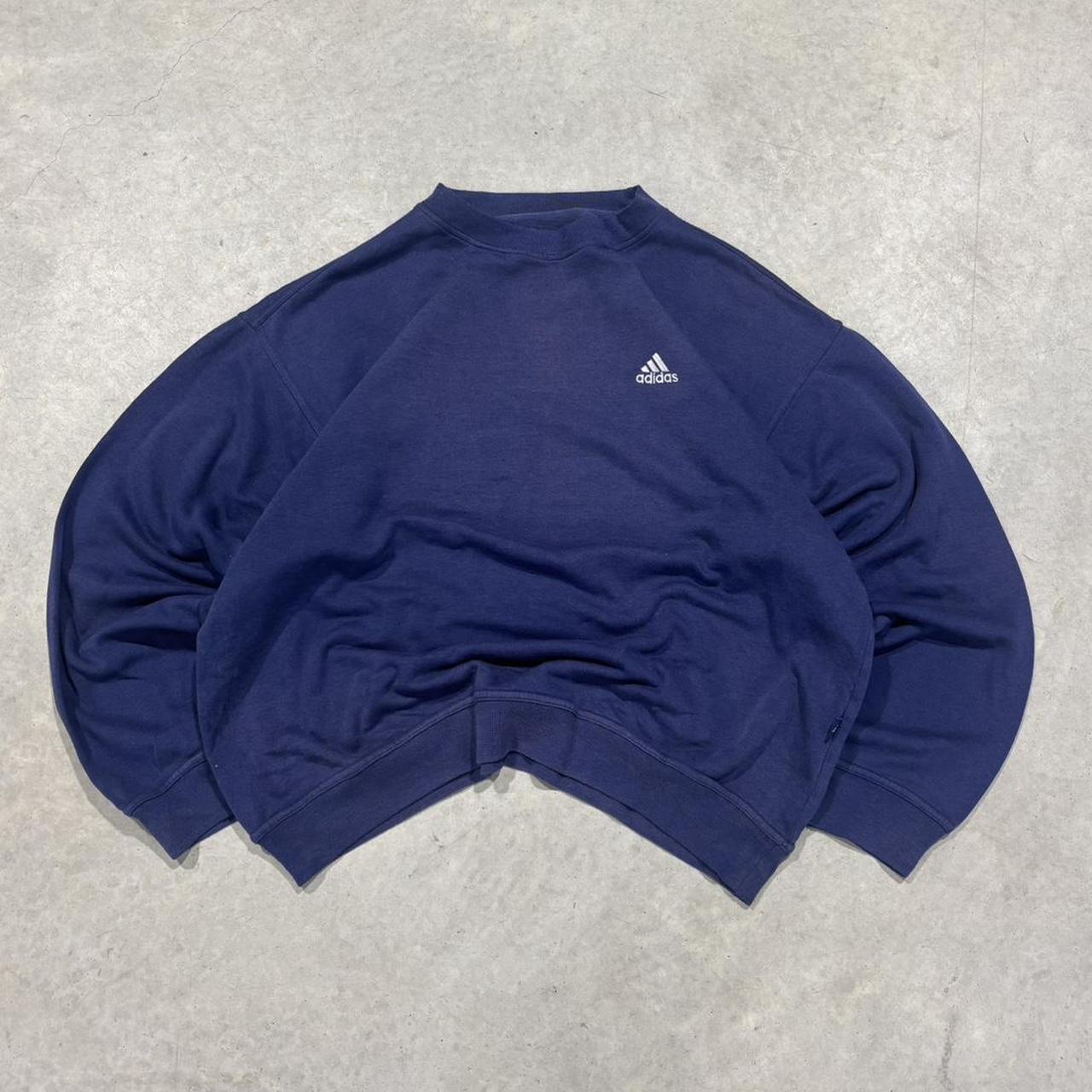 90s Adidas Oversized Crewneck Sweater