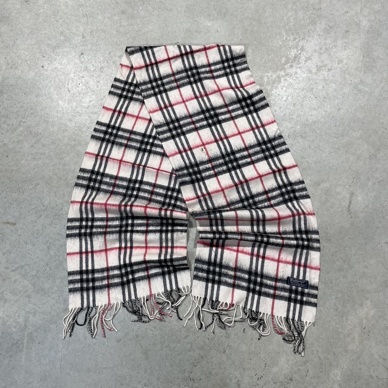 90s Burberrys Plaid Scarf