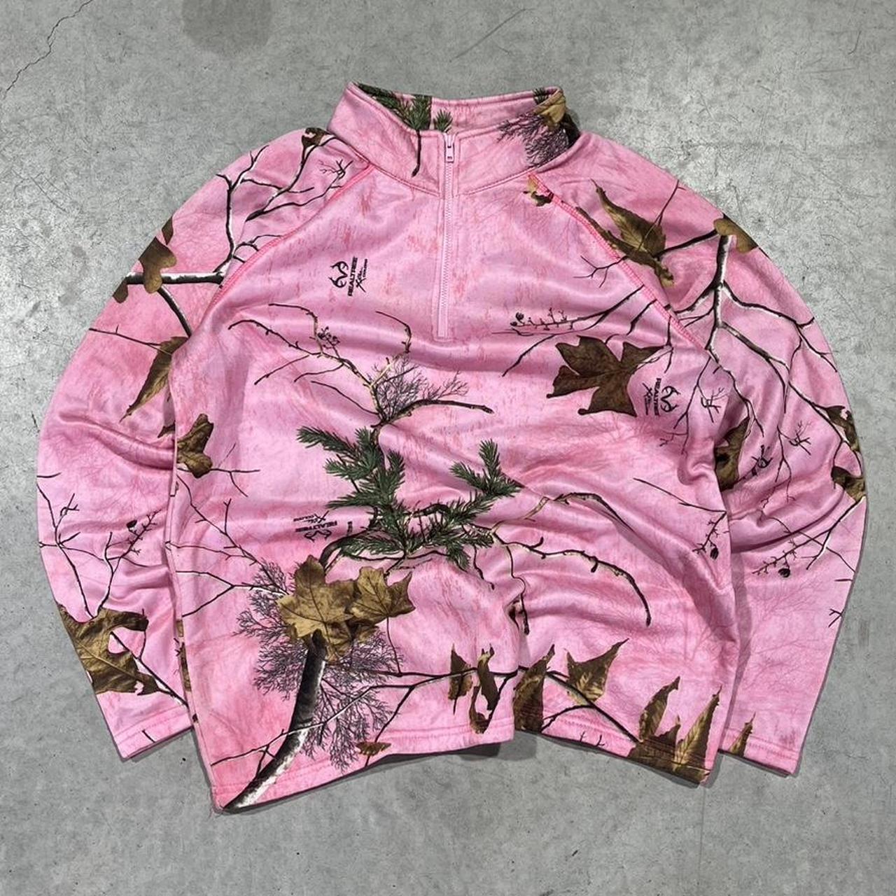 2000s Realtree Graphic Quarter Zip Fleece
