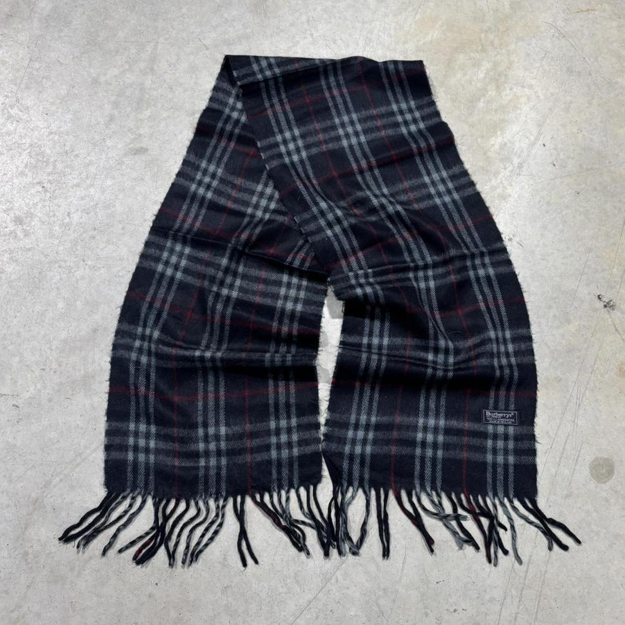 90s Burberrys Woolen Vintage Scarf