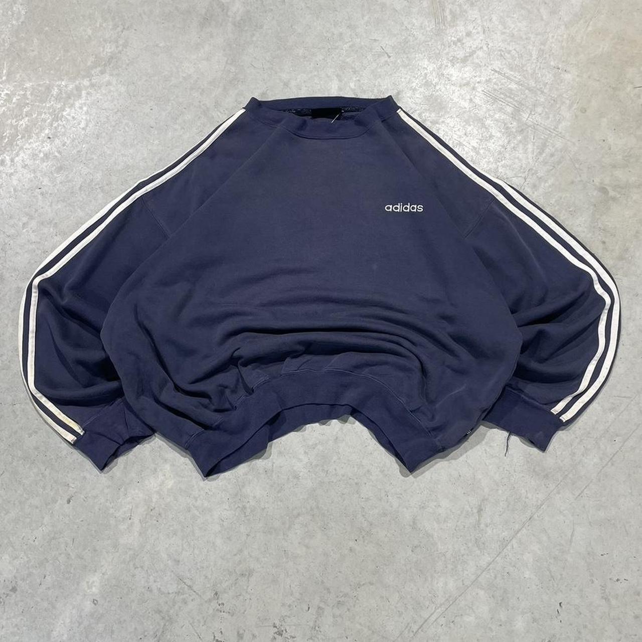 90s Adidas Oversized Crewneck Sweater