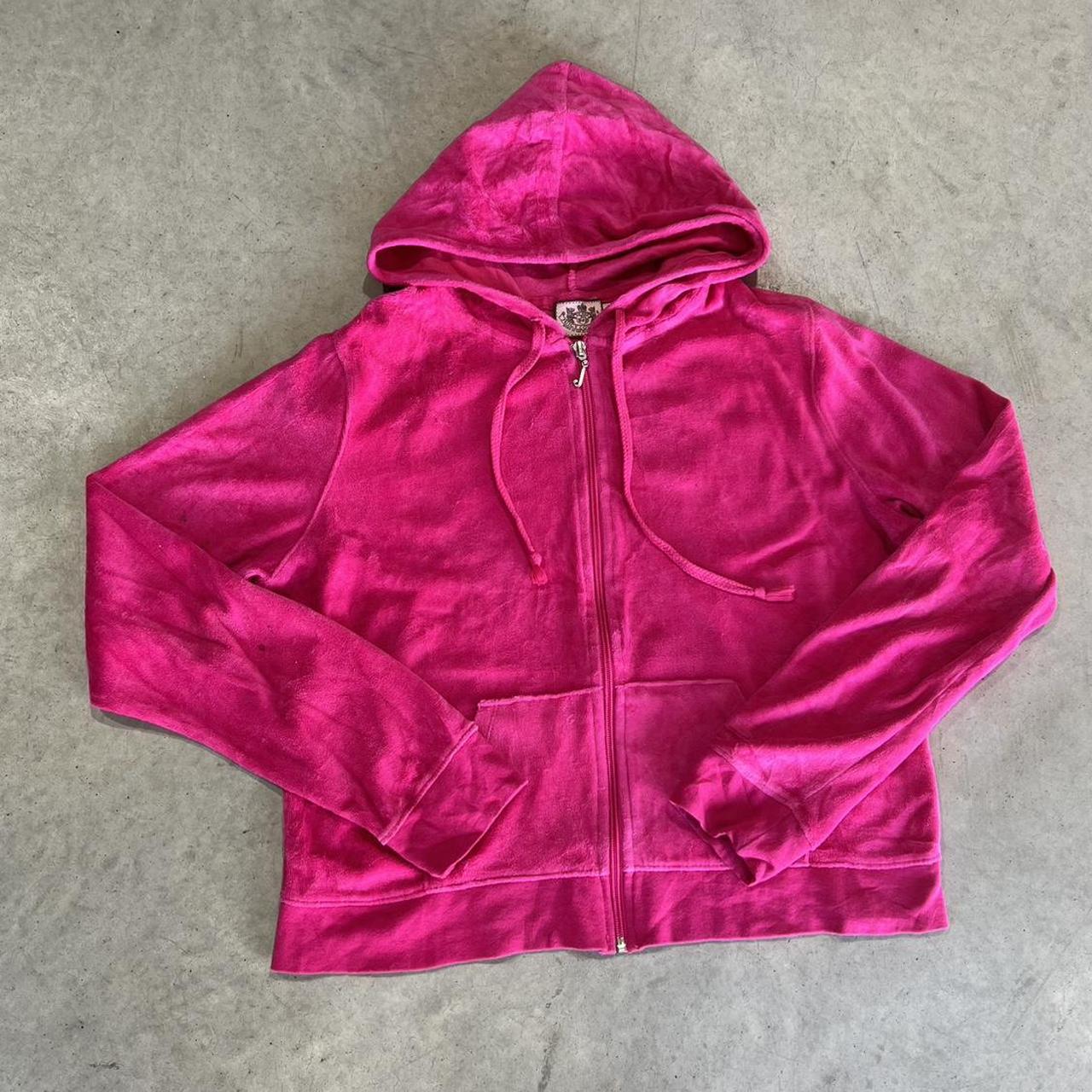 2000s Juicy Couture Velour Hoodie Zip Up