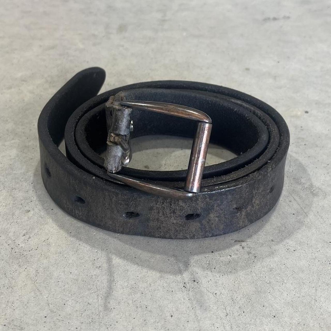 90s Real Leather Vintage 90s Retro Belt