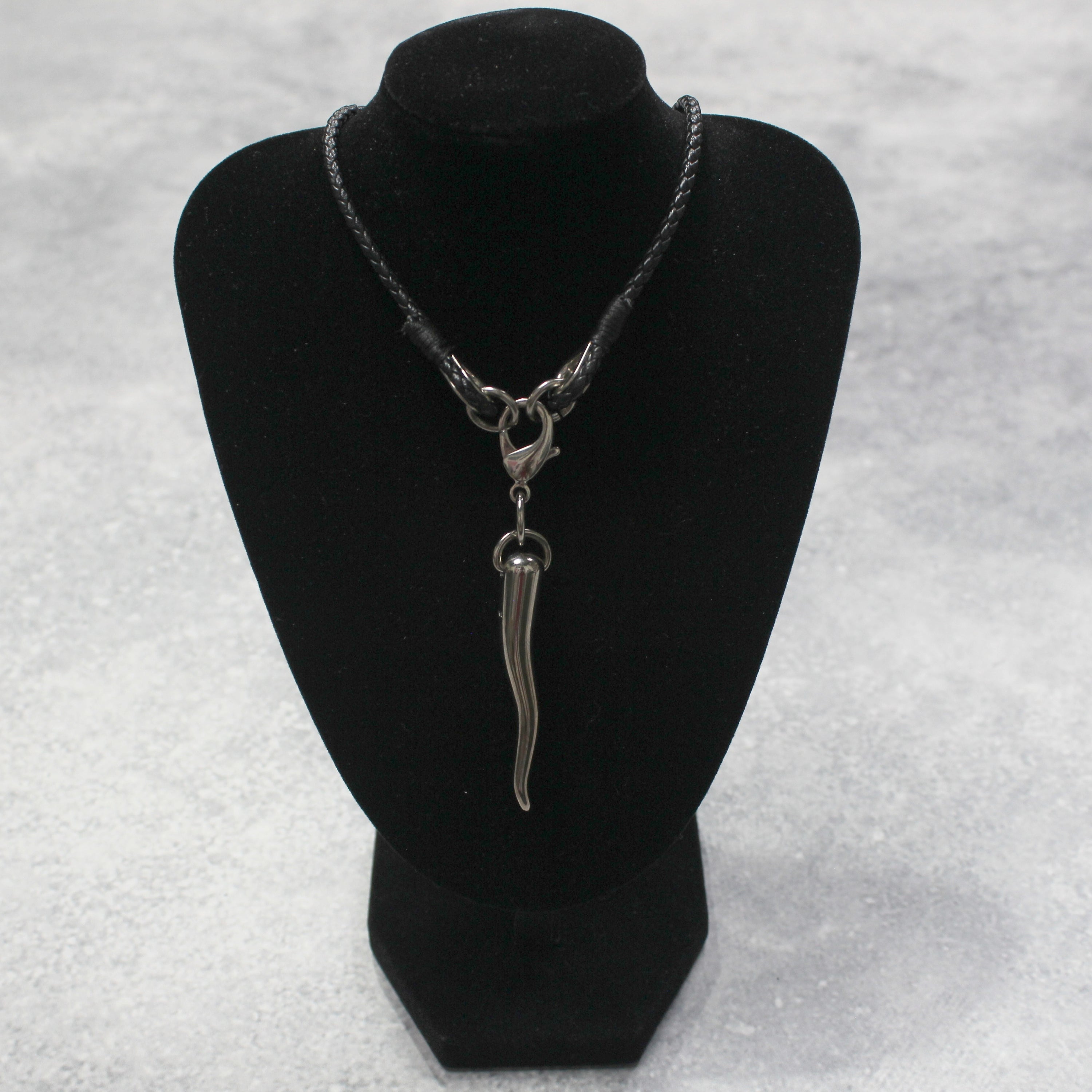 2000s Dolce & Gabbana Braided Leather Necklace