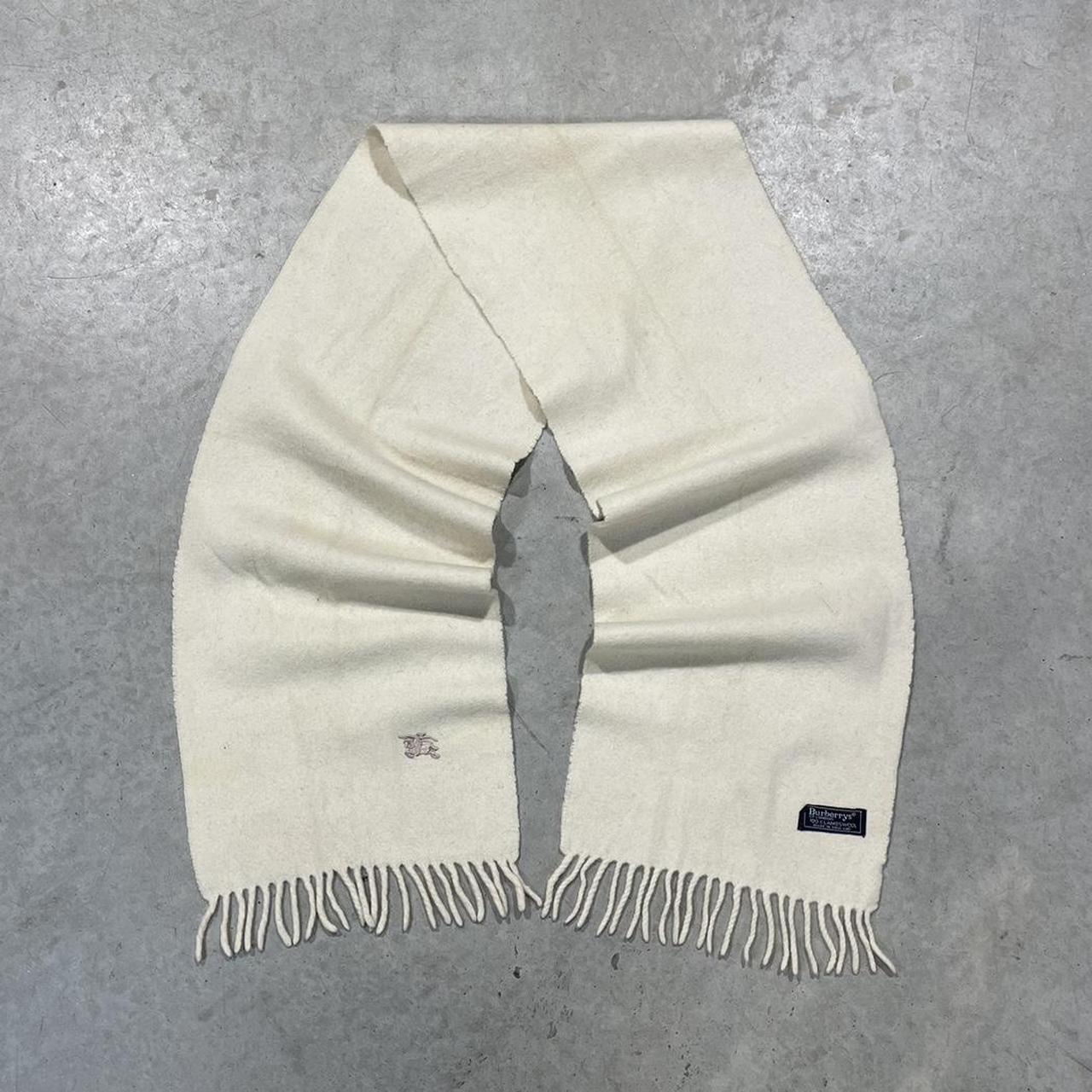 90s Burberrys Wool Scarf