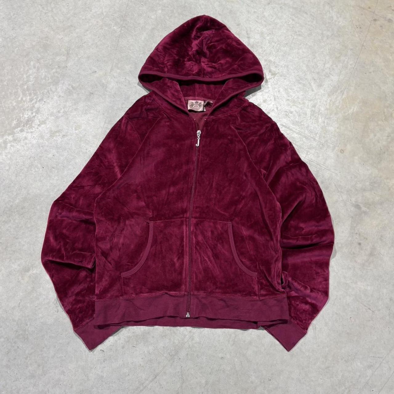 2000s Juicy Couture Velour Hoodie Zip Up