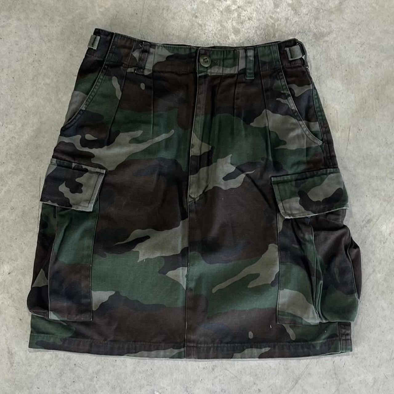 2000s Camo Retro Skirt Cargo