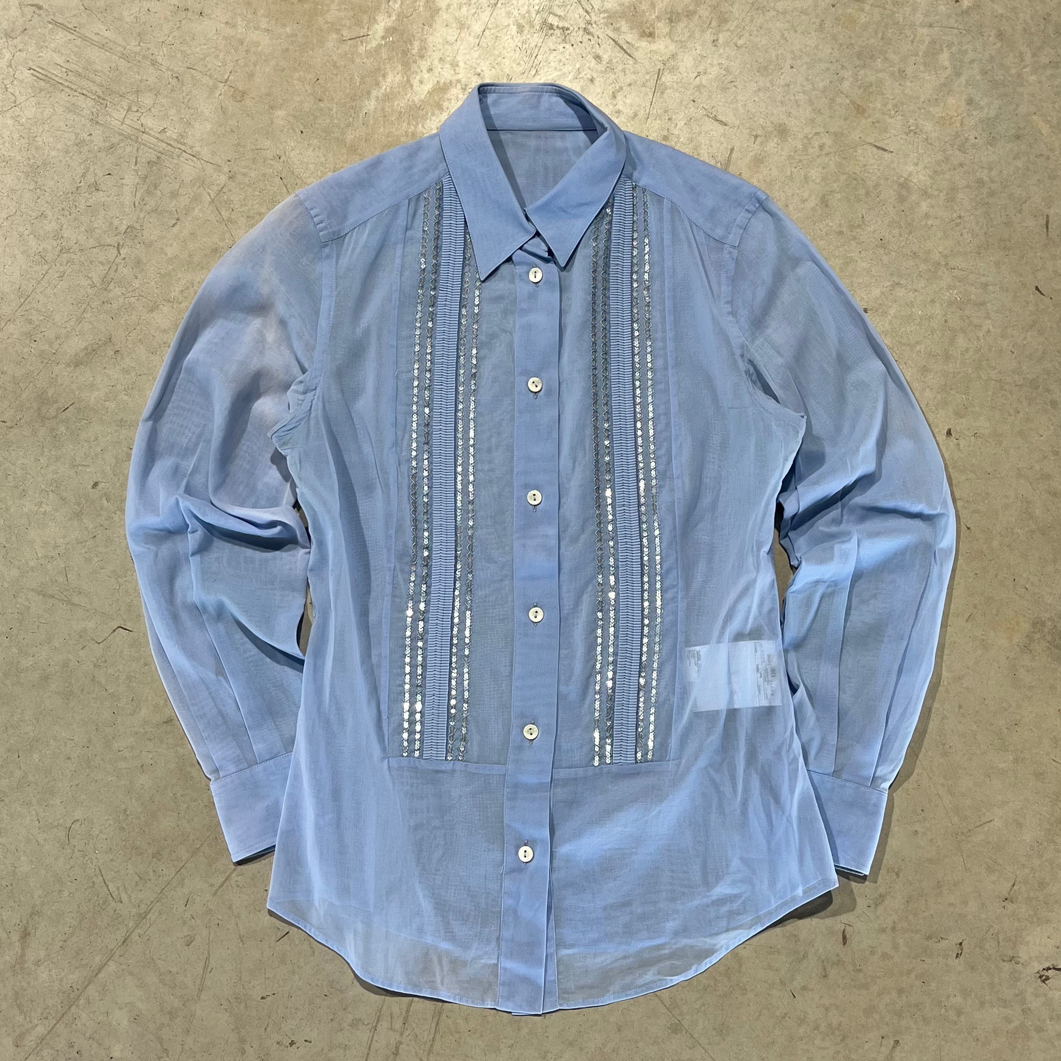 Dolce & Gabbana Sheer Button Up