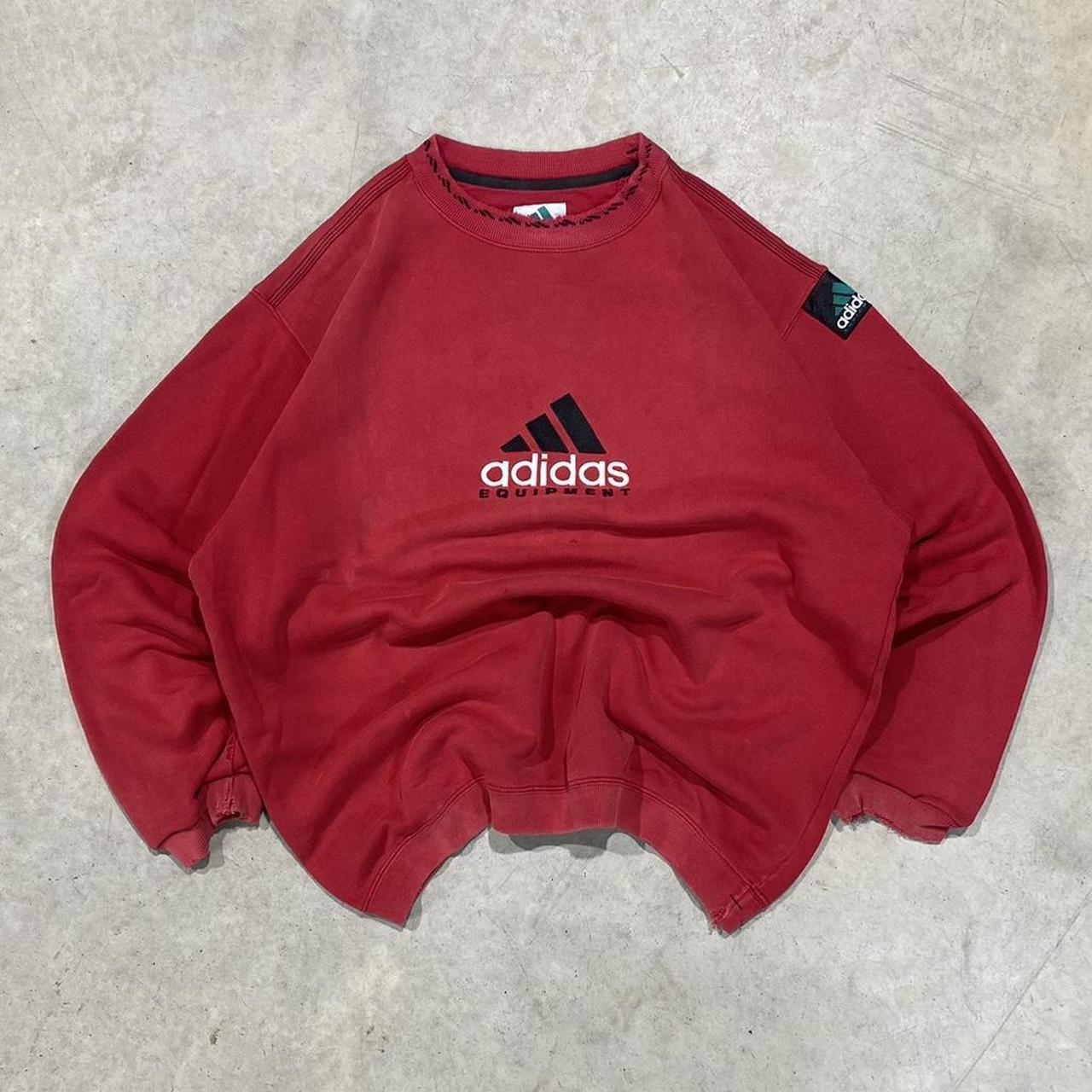 90s Adidas Boxy Retro Hoodie Sweatshirt
